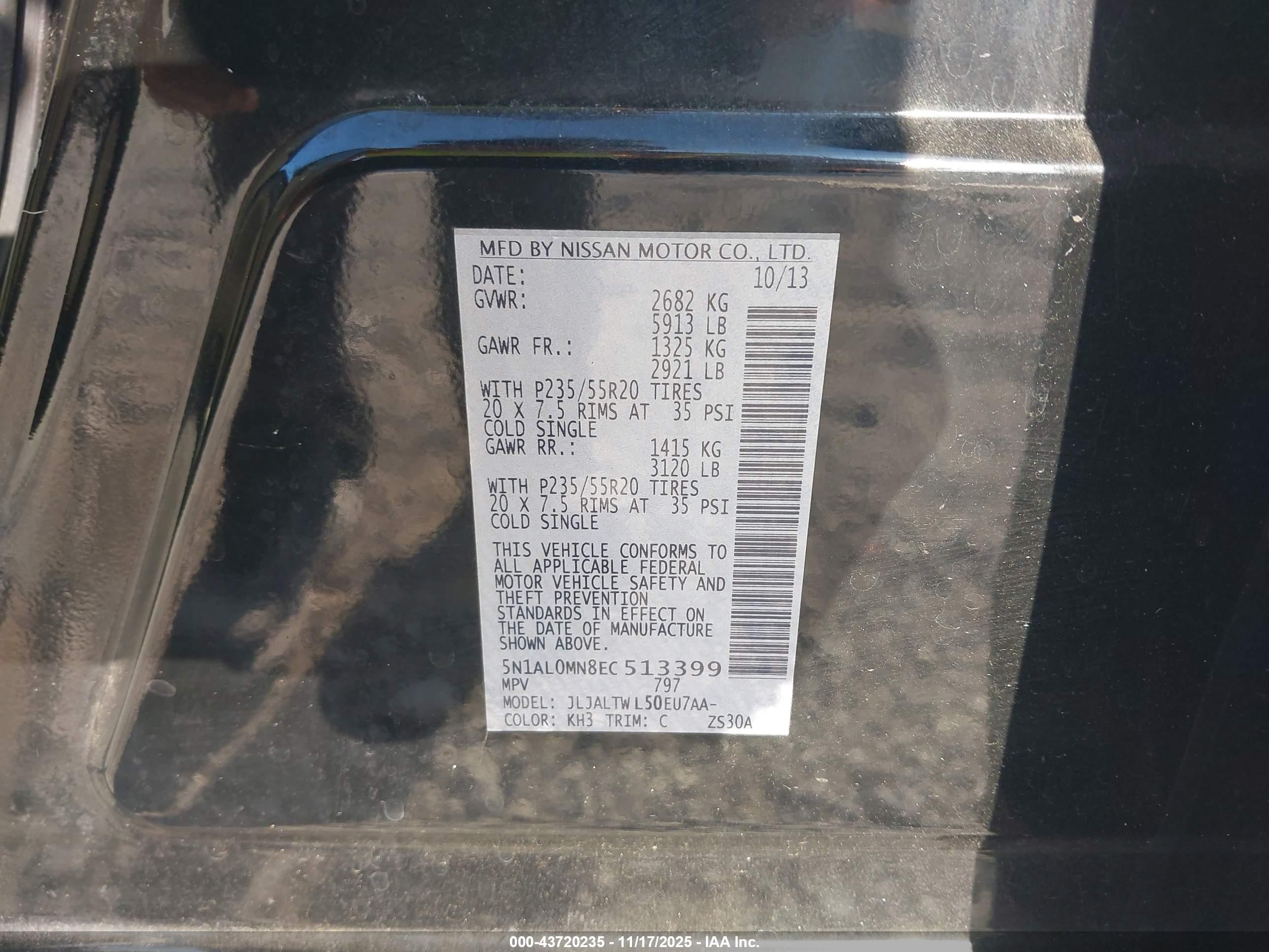 2014 Infiniti Qx60   Черный vin: 5N1AL0MN8EC513399