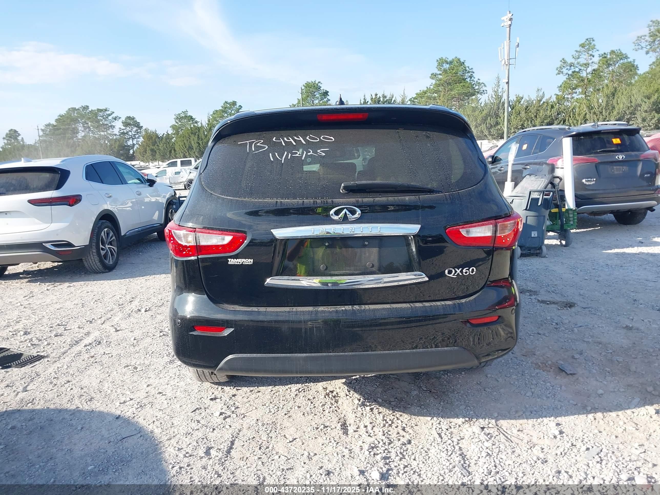 2014 Infiniti Qx60   Черный vin: 5N1AL0MN8EC513399