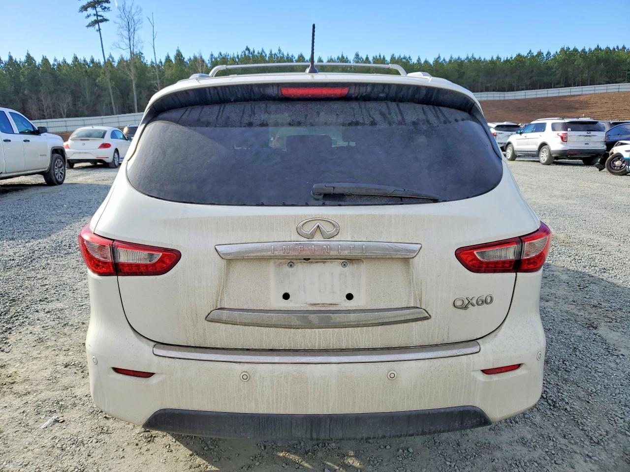 2014 Infiniti Qx60 Белый vin: 5N1AL0MN8EC519817