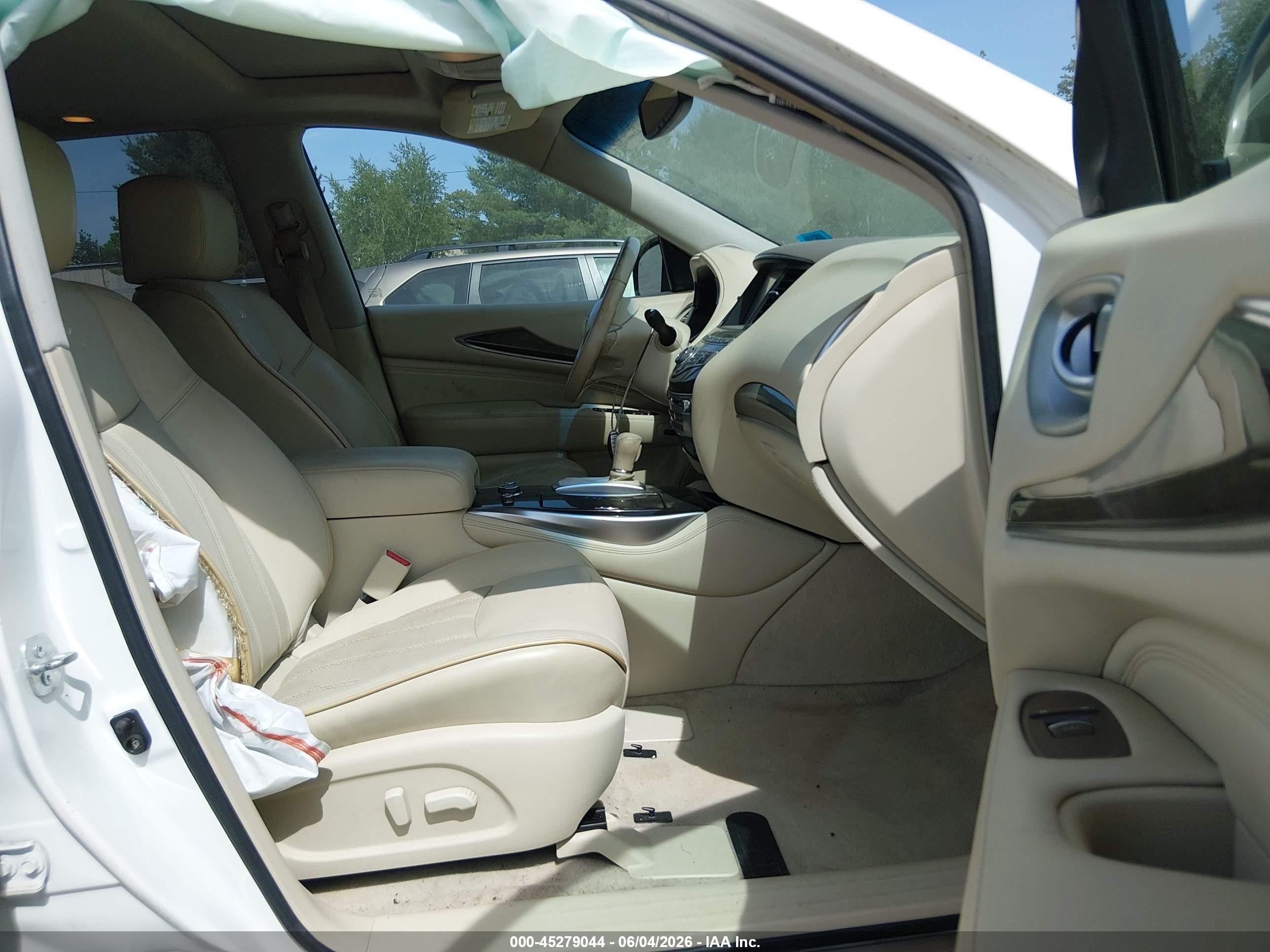 2014 Infiniti Qx60   White vin: 5N1AL0MN8EC525858