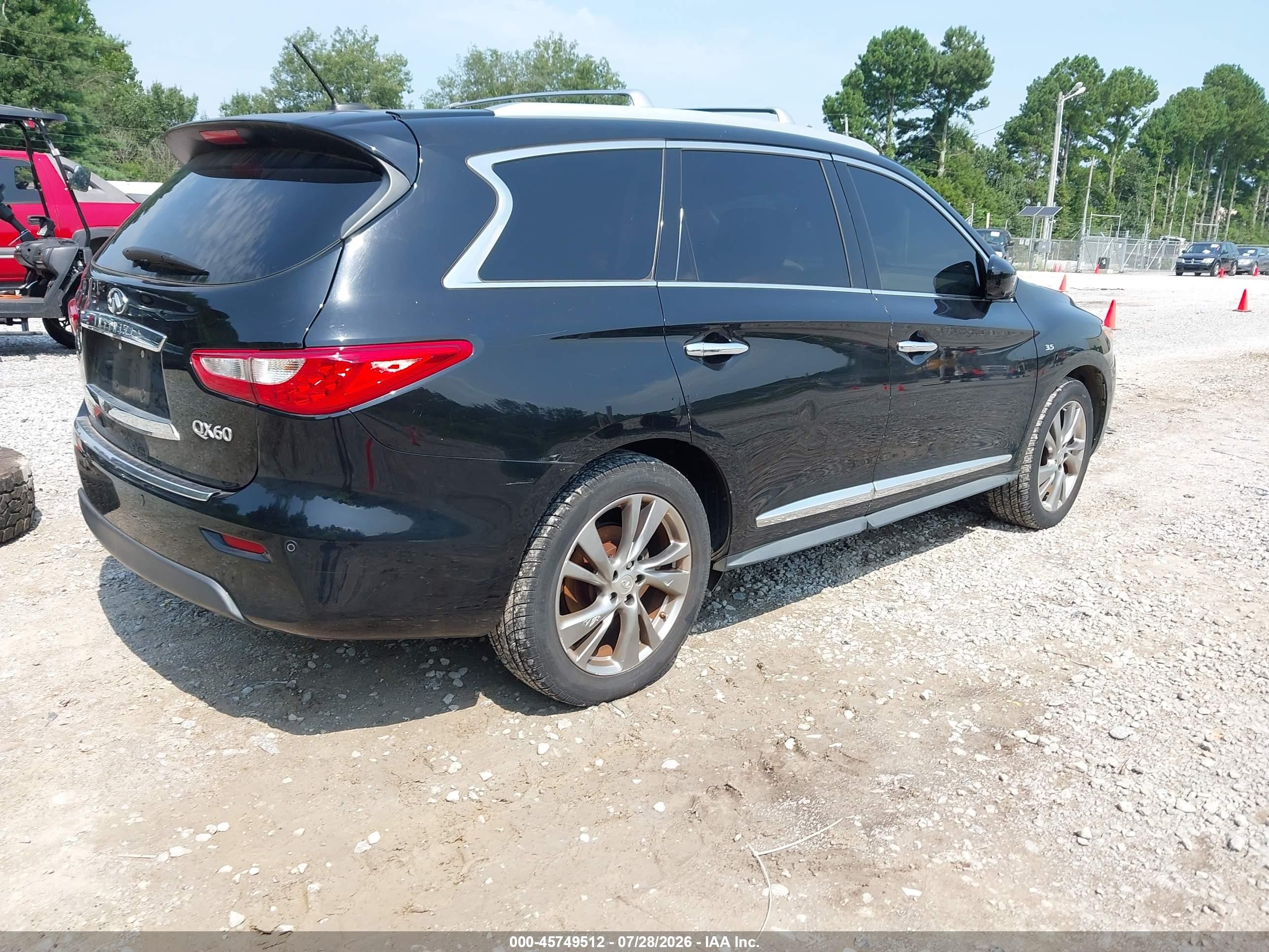 2014 Infiniti Qx60   Черный vin: 5N1AL0MN8EC535922