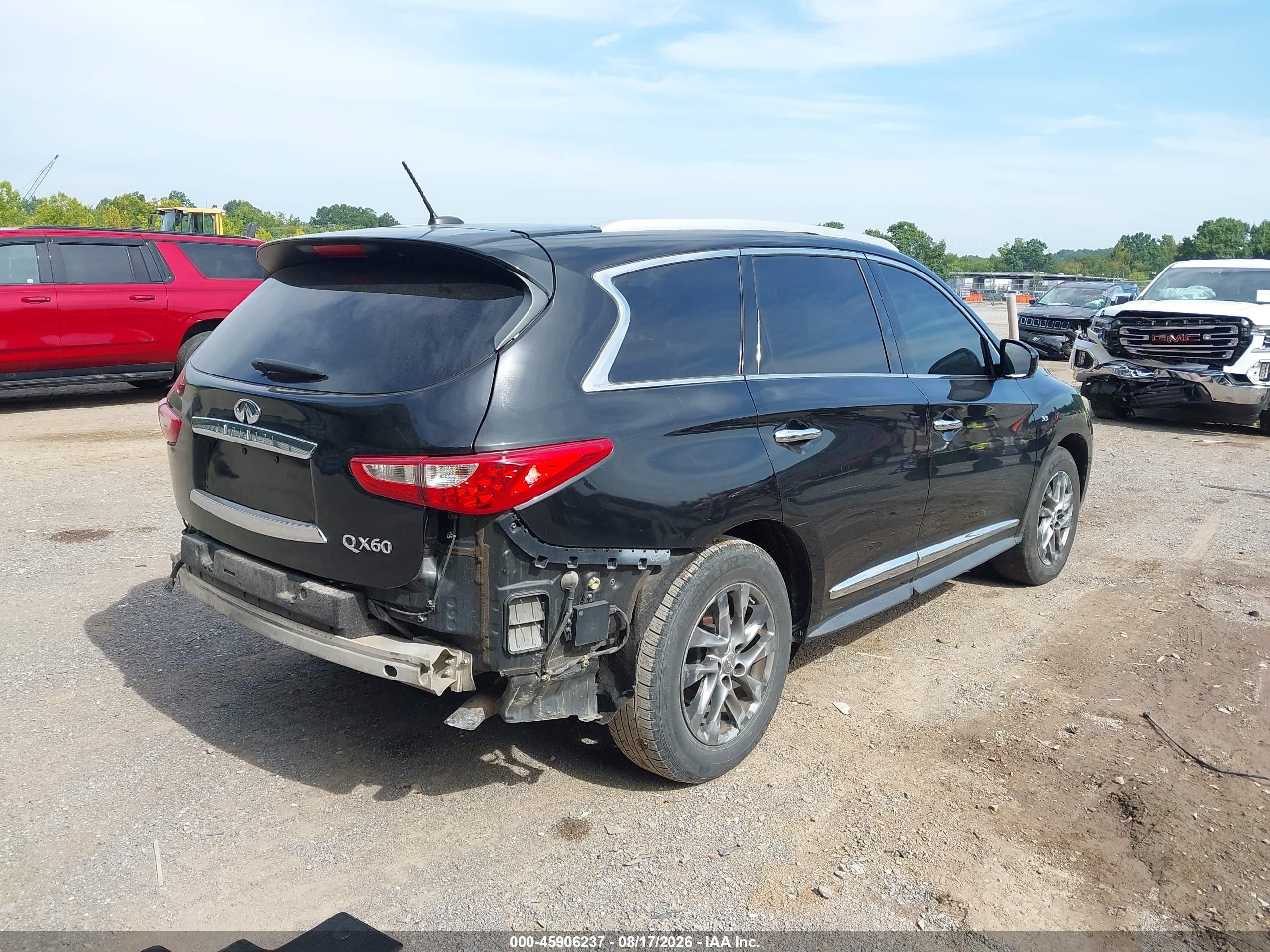 2015 Infiniti Qx60   Black vin: 5N1AL0MN8FC500377