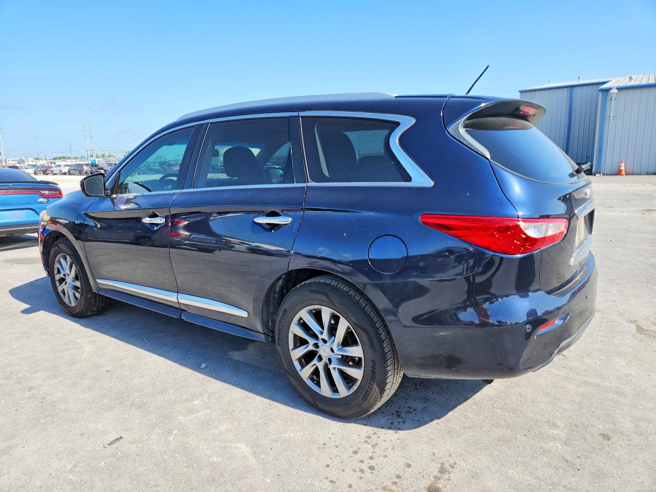2015 Infiniti Qx60 Base Blue vin: 5N1AL0MN8FC502341