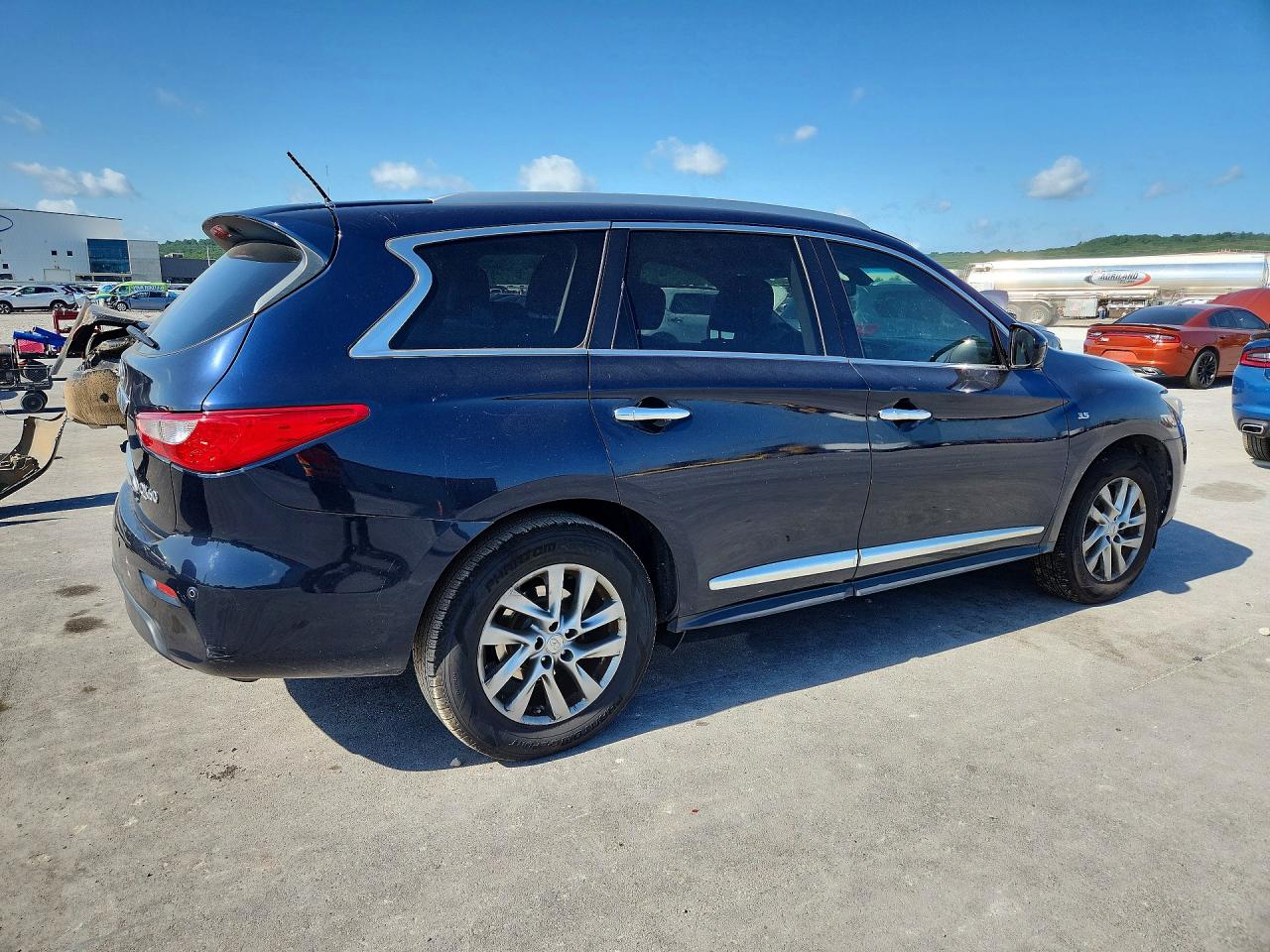 2015 Infiniti Qx60 Base Blue vin: 5N1AL0MN8FC502341
