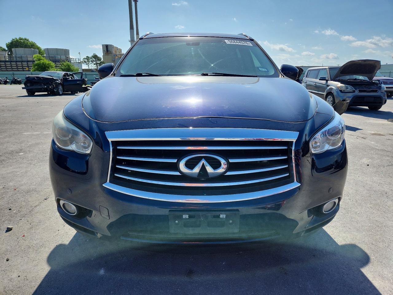 2015 Infiniti Qx60 Base Blue vin: 5N1AL0MN8FC502341
