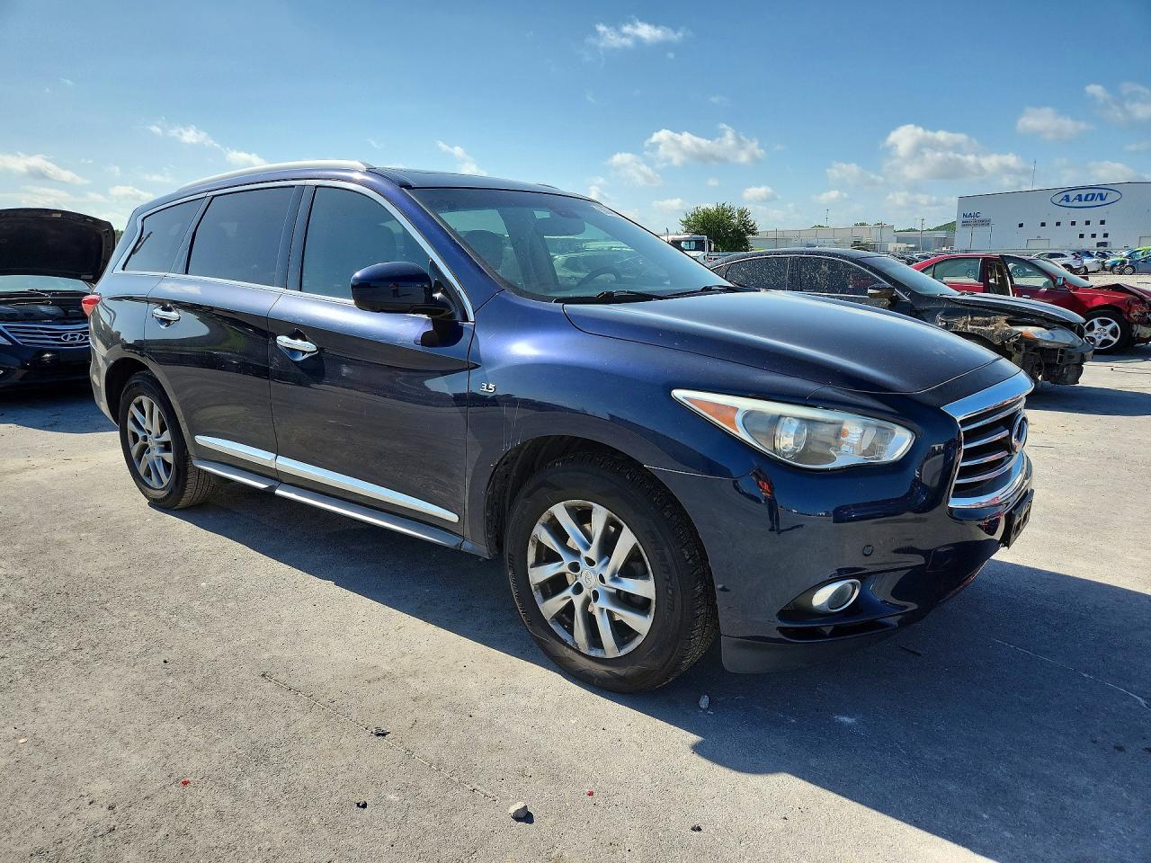 2015 Infiniti Qx60 Base Blue vin: 5N1AL0MN8FC502341