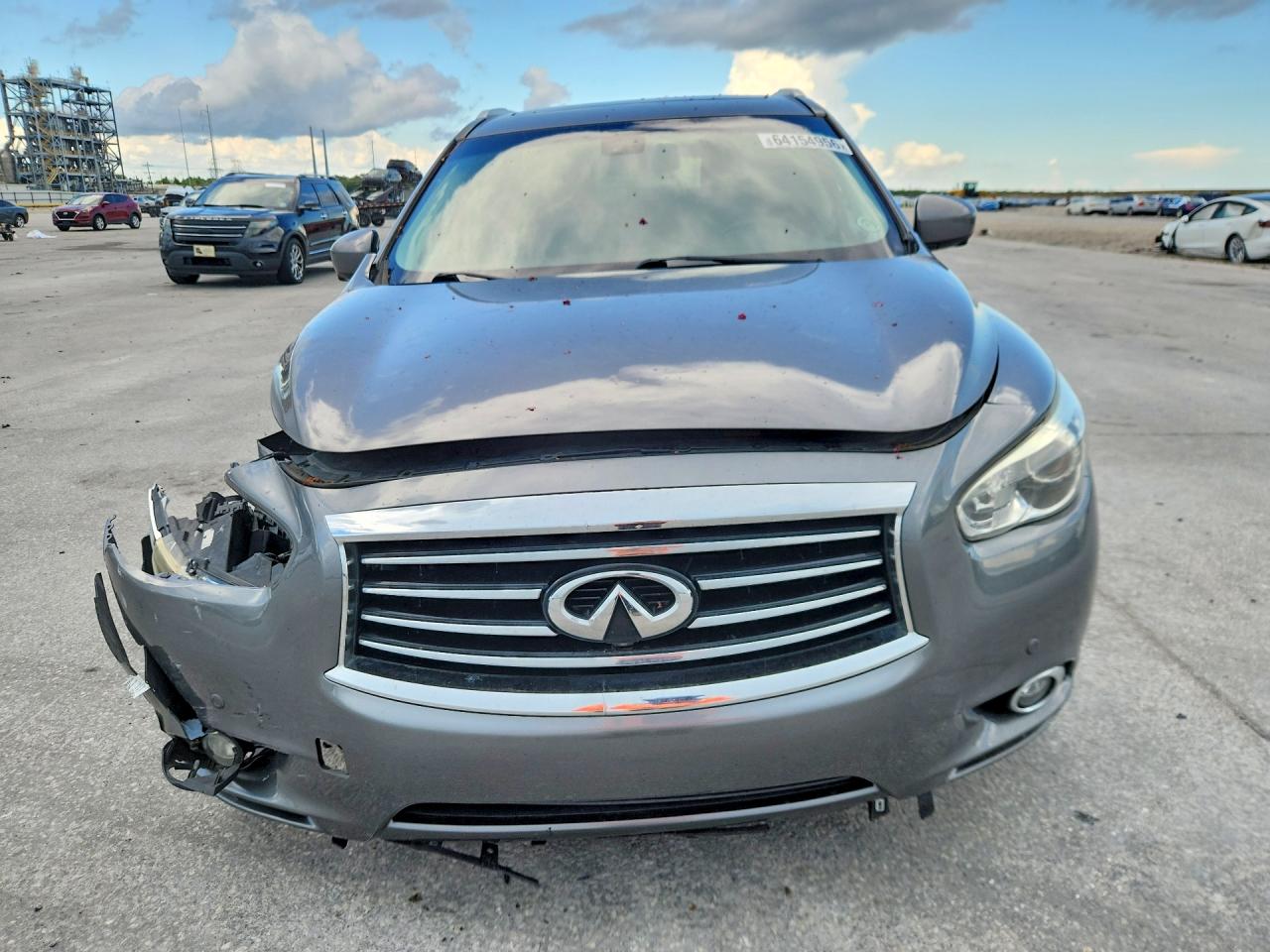 2015 Infiniti Qx60 Base Silver vin: 5N1AL0MN8FC505417