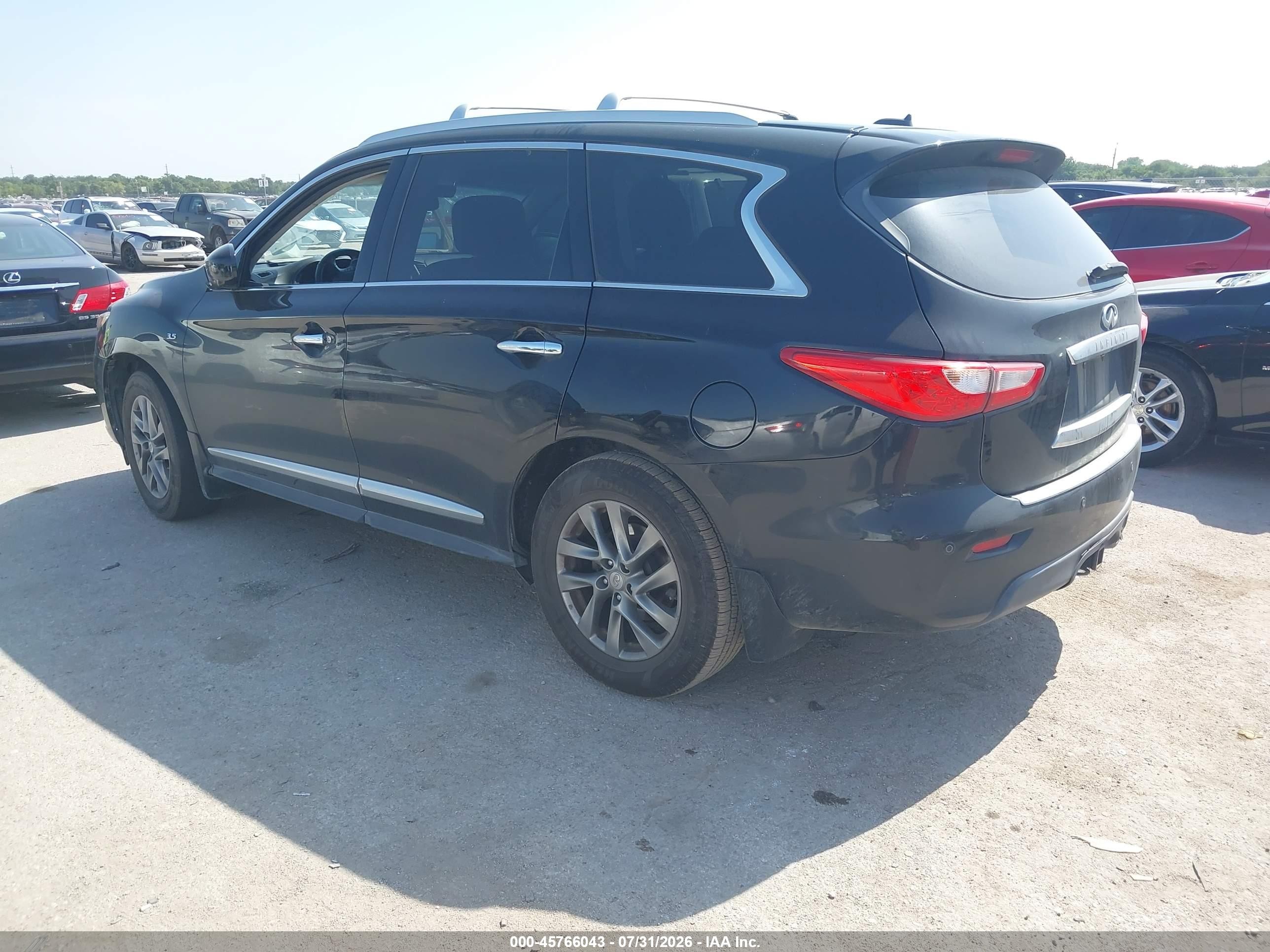 2015 Infiniti Qx60   Black vin: 5N1AL0MN8FC519754