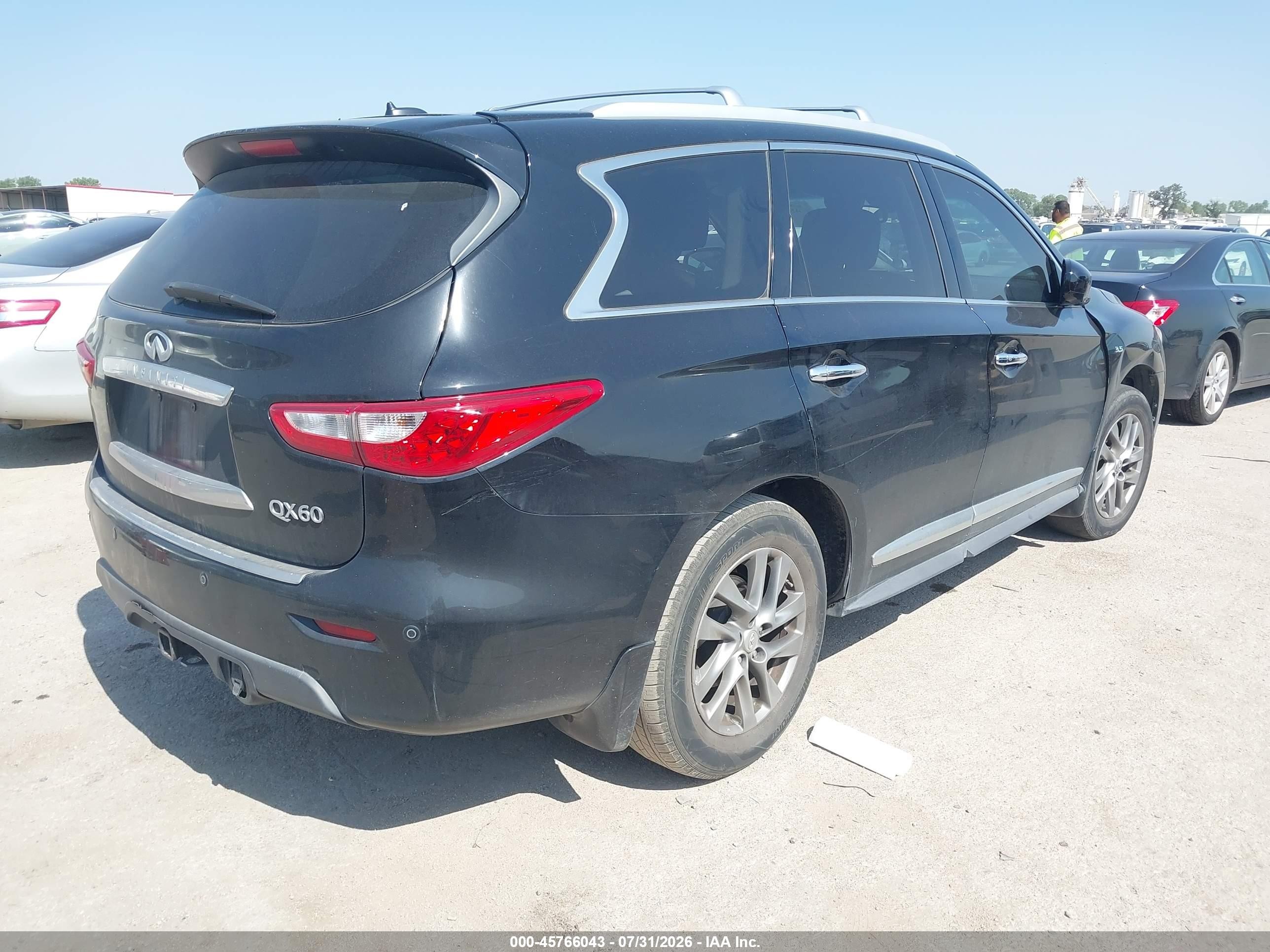2015 Infiniti Qx60   Black vin: 5N1AL0MN8FC519754