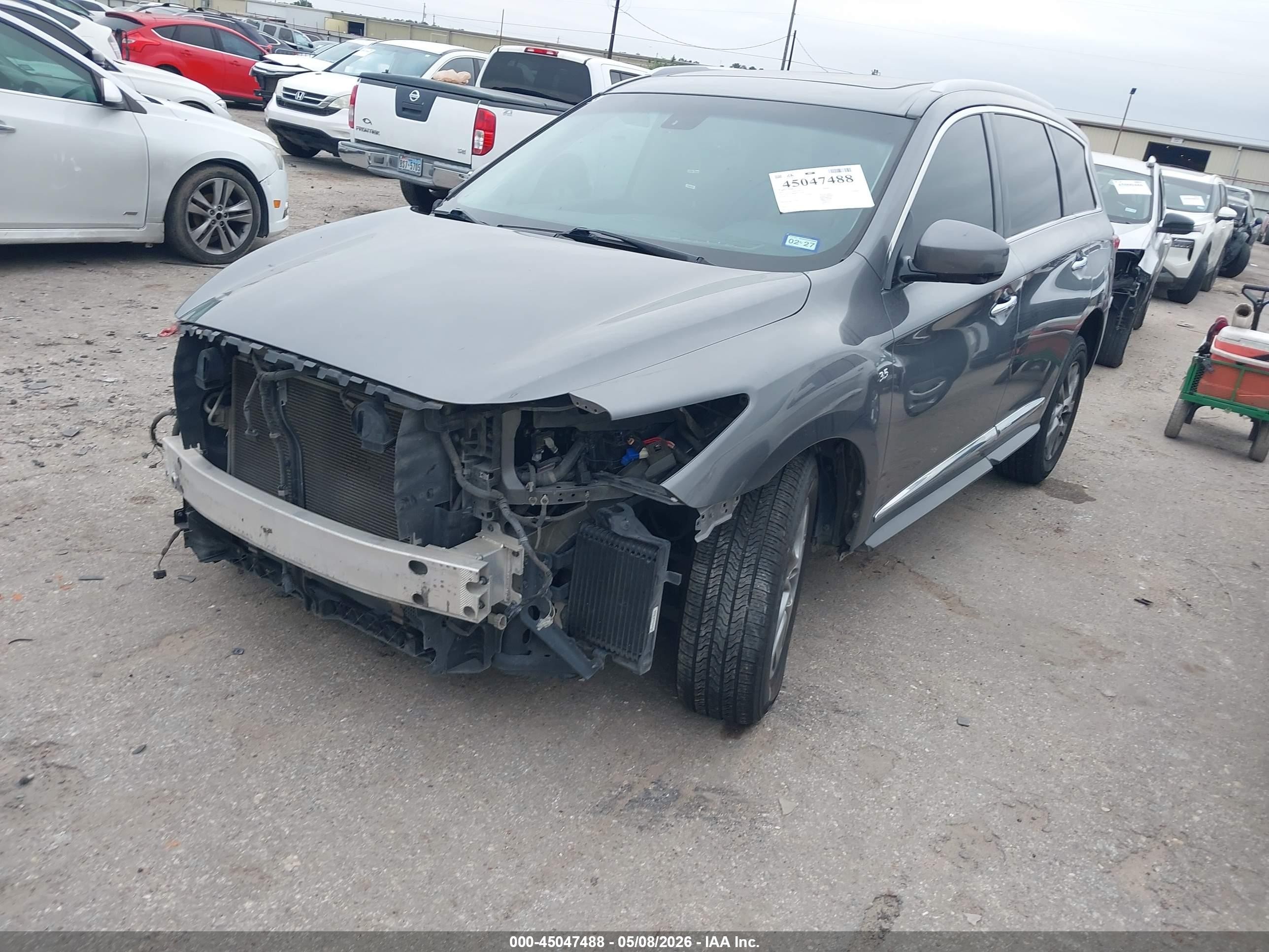 2015 Infiniti Qx60   Gray vin: 5N1AL0MN8FC522492