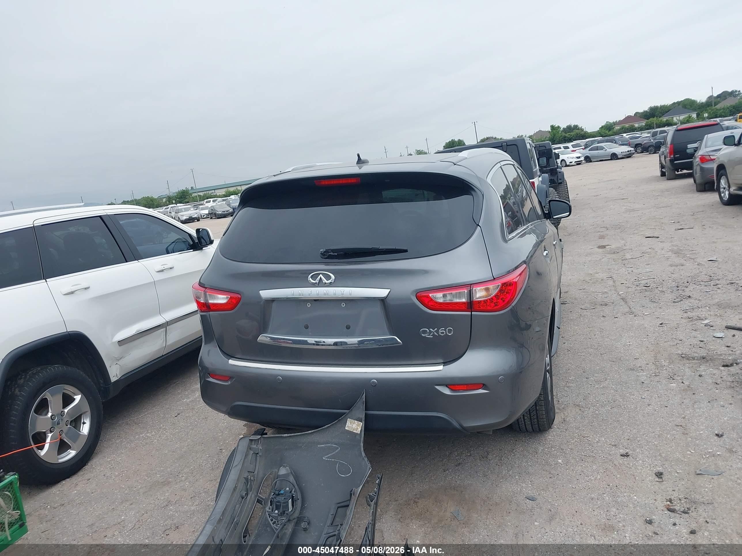 2015 Infiniti Qx60   Gray vin: 5N1AL0MN8FC522492