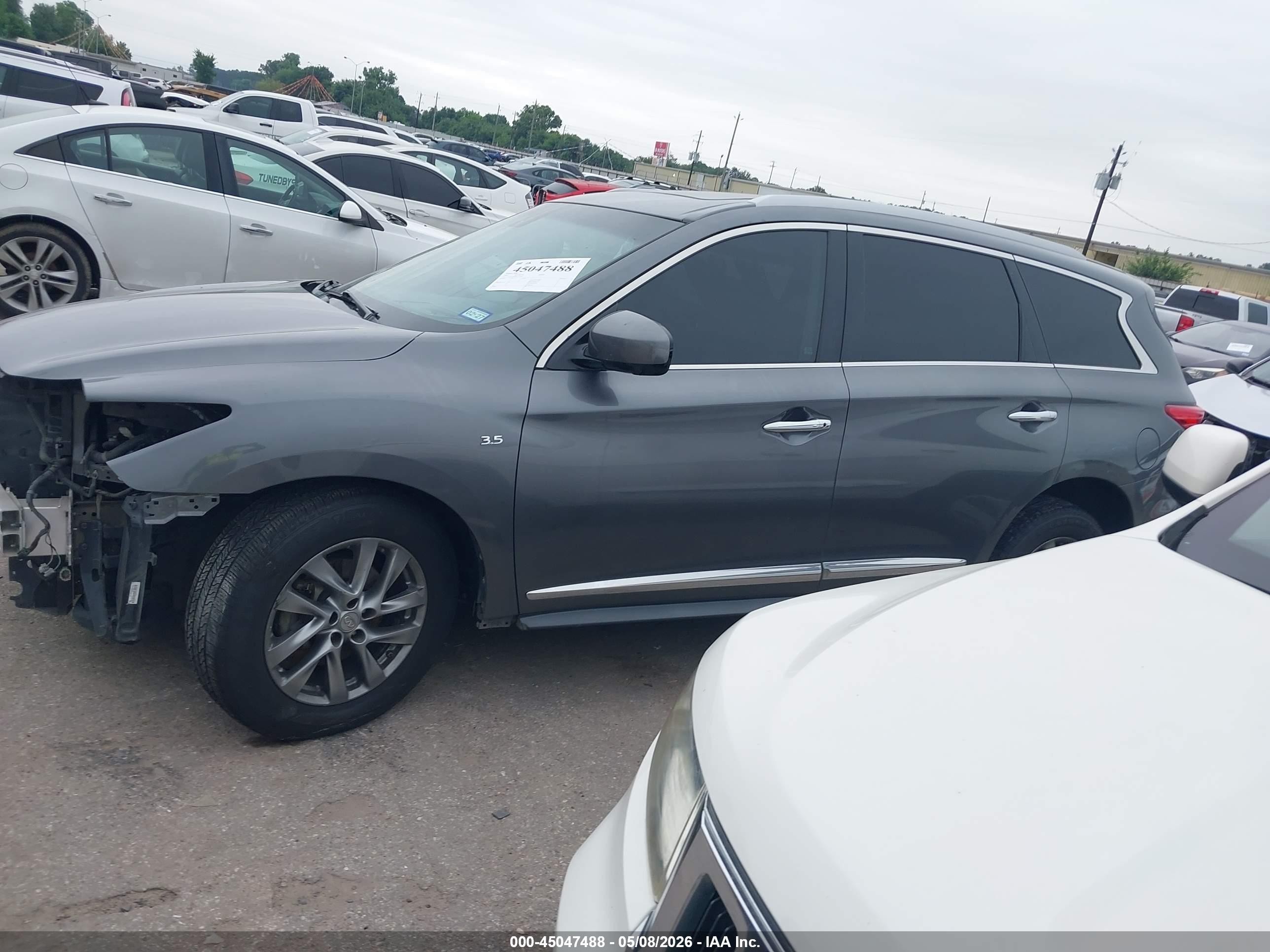 2015 Infiniti Qx60   Gray vin: 5N1AL0MN8FC522492