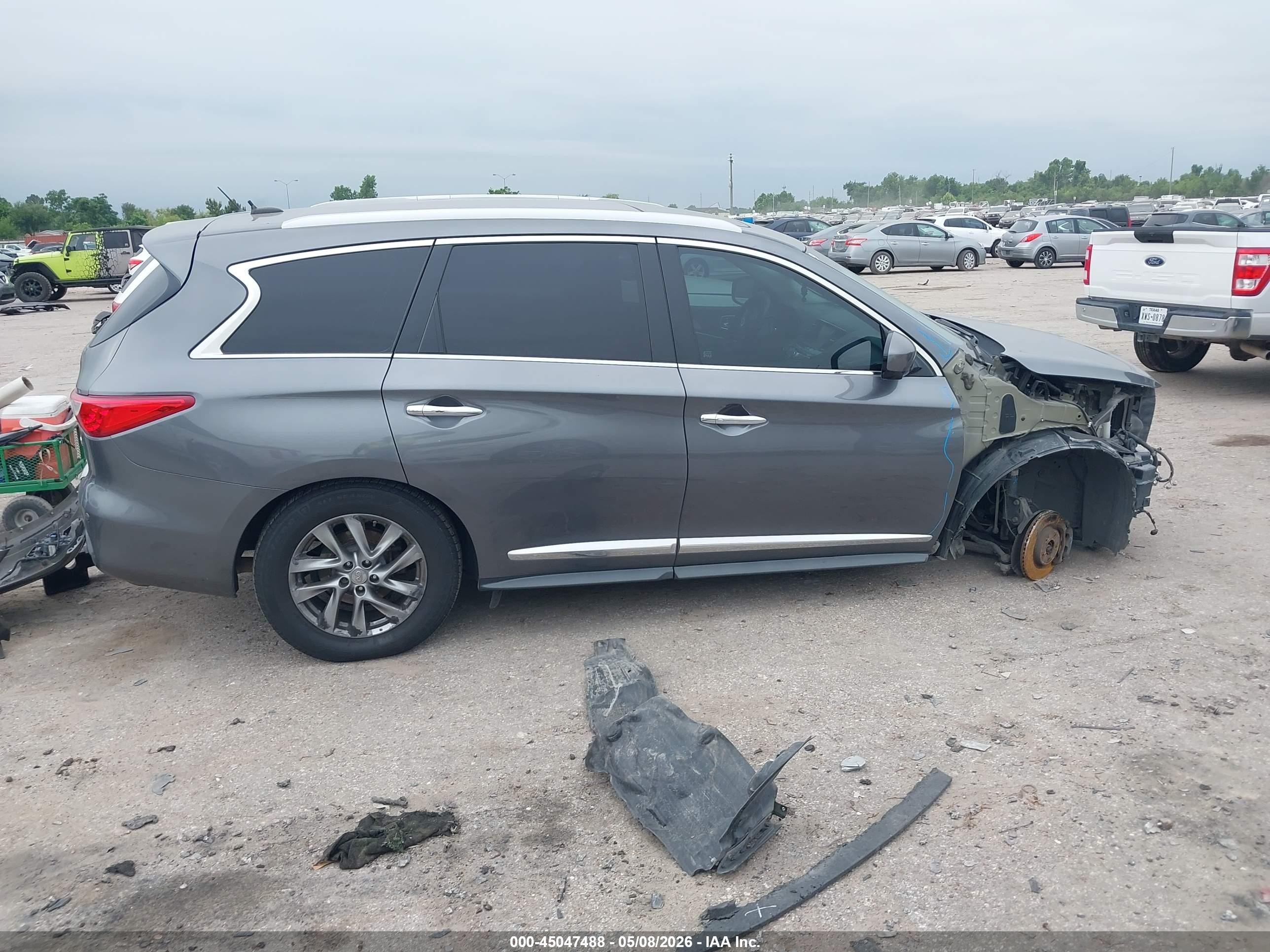 2015 Infiniti Qx60   Gray vin: 5N1AL0MN8FC522492