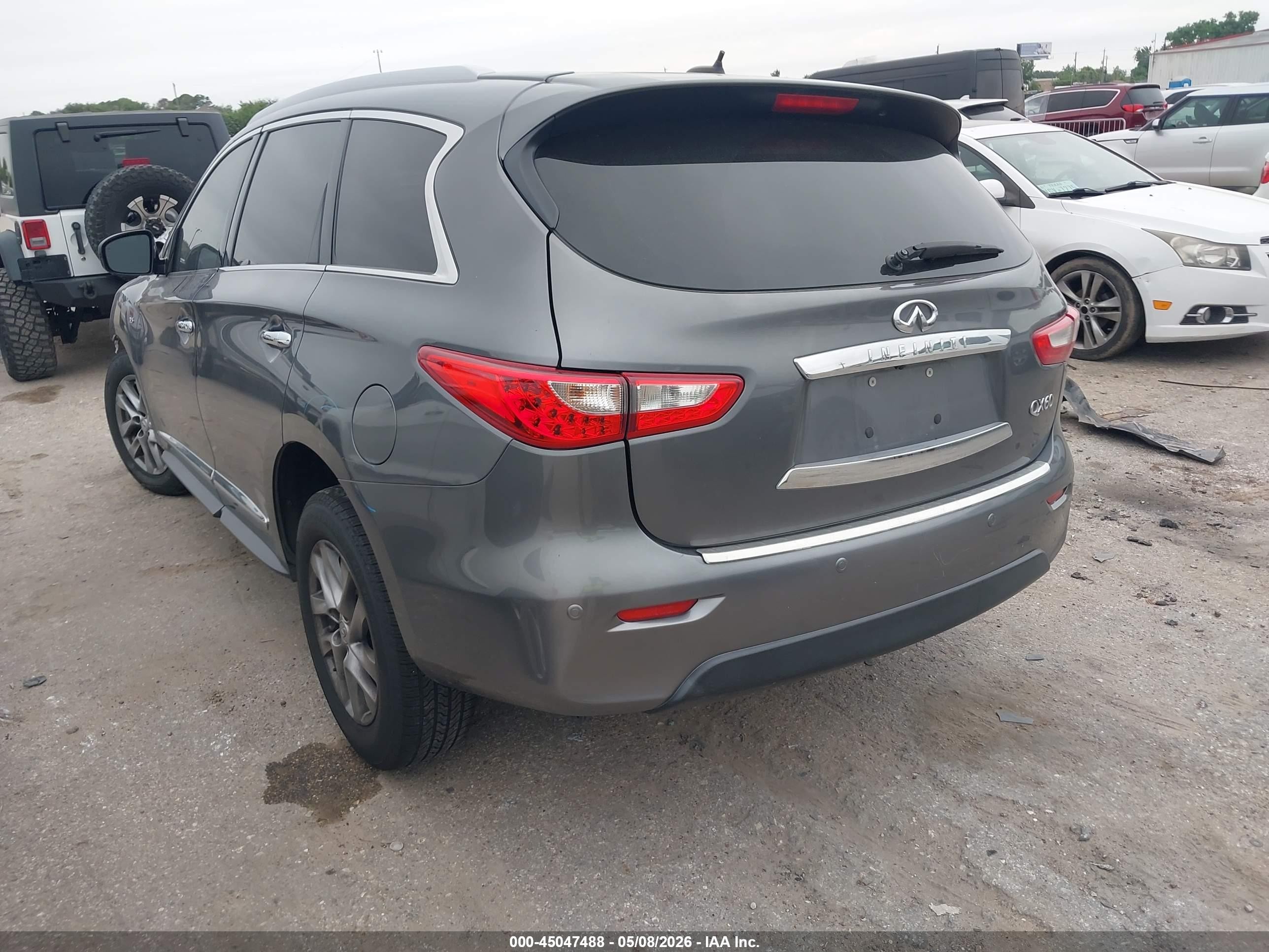 2015 Infiniti Qx60   Gray vin: 5N1AL0MN8FC522492