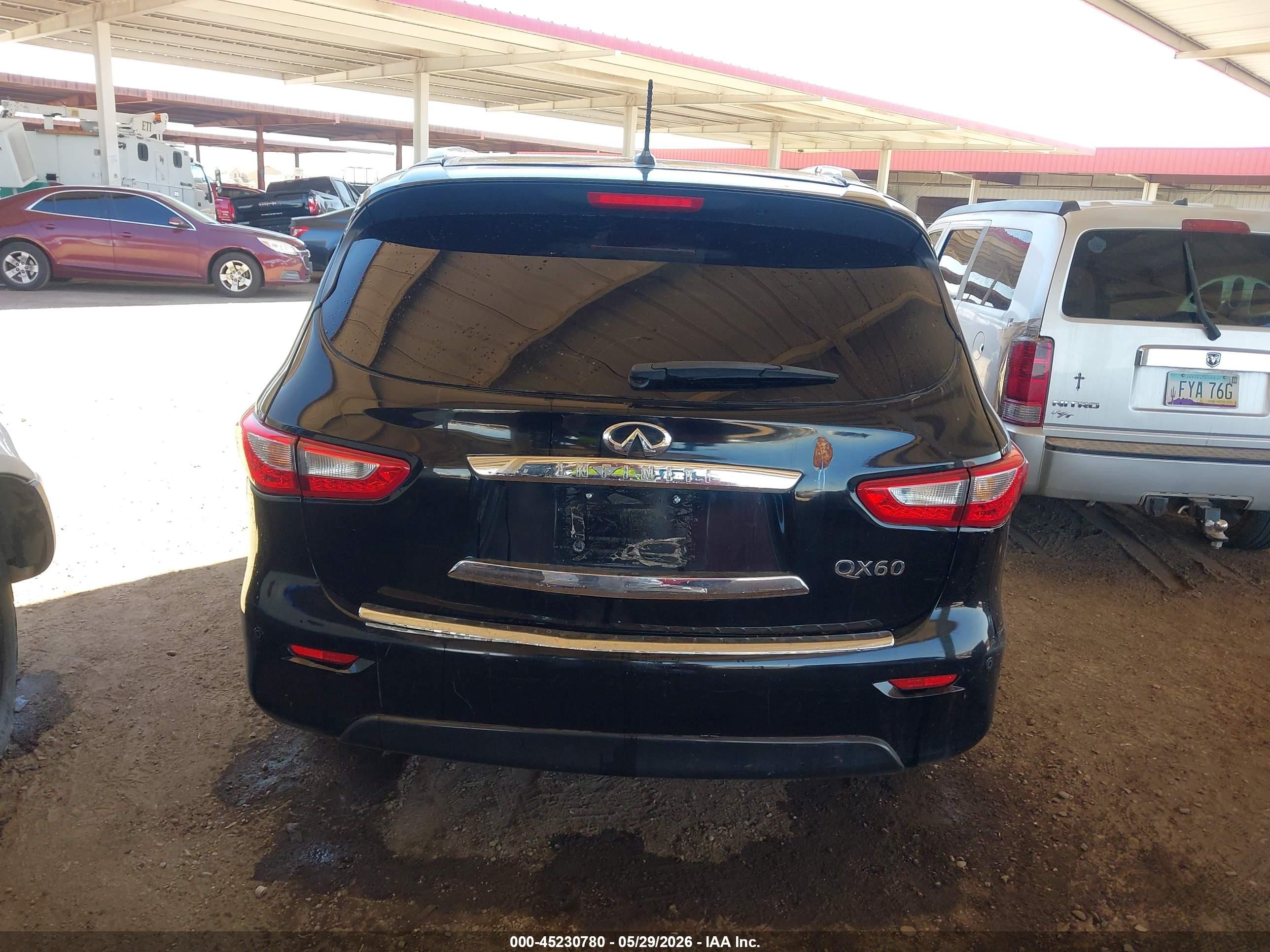 2015 Infiniti Qx60   Black vin: 5N1AL0MN8FC525795