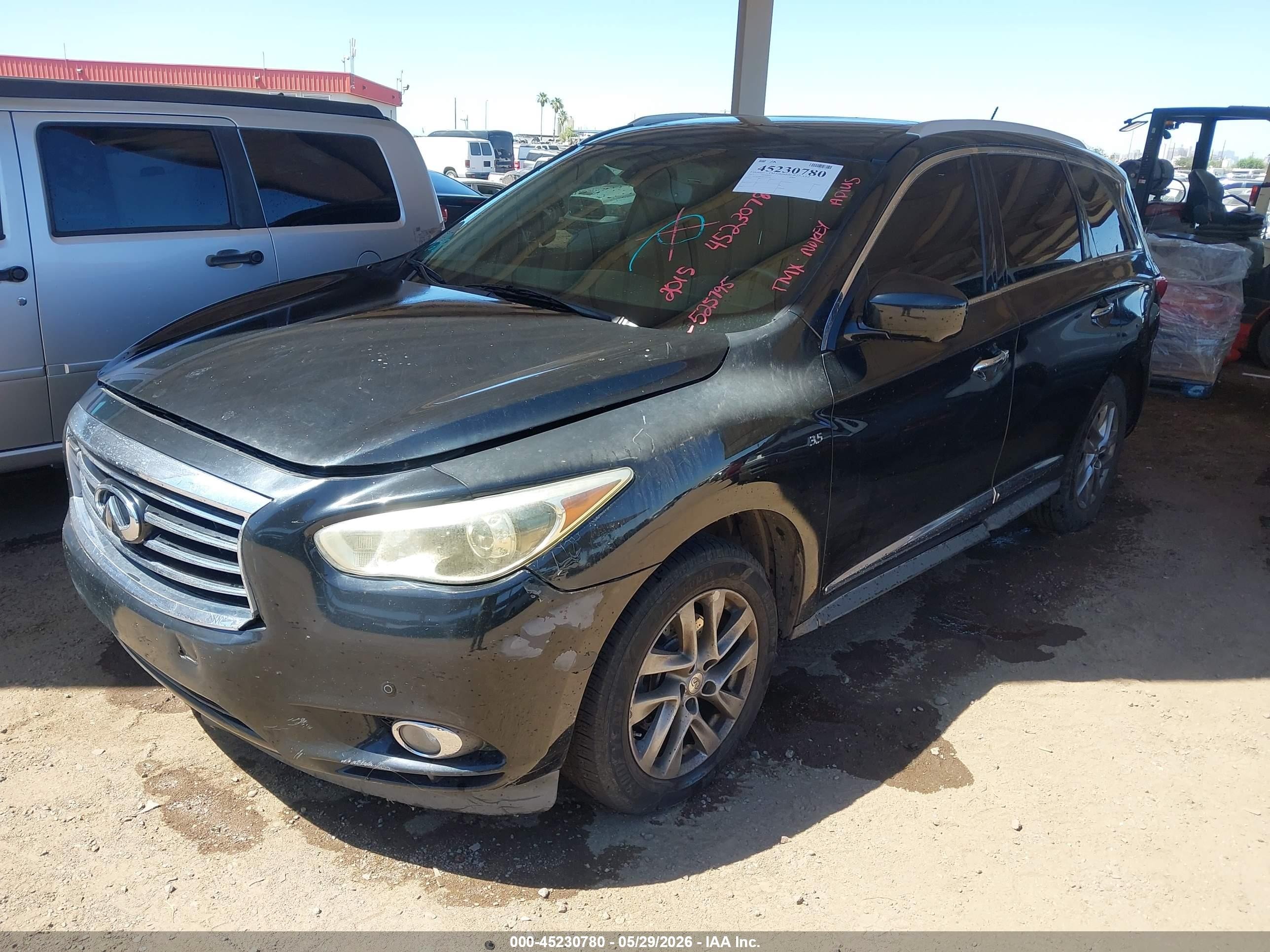 2015 Infiniti Qx60   Black vin: 5N1AL0MN8FC525795