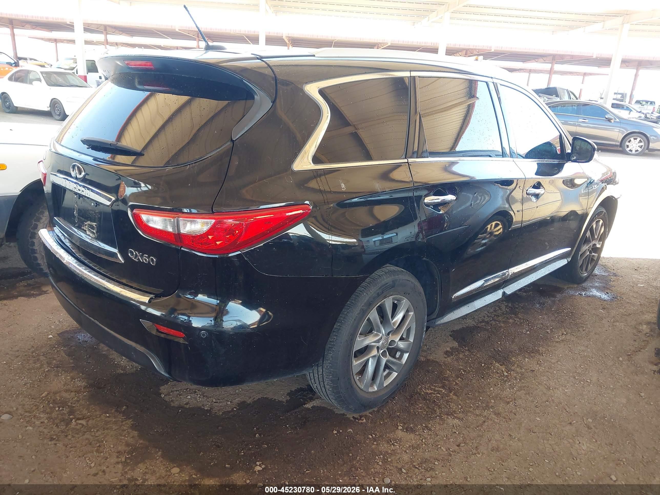 2015 Infiniti Qx60   Black vin: 5N1AL0MN8FC525795