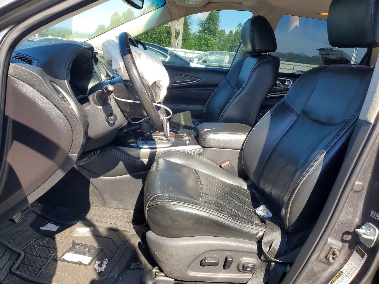 2015 Infiniti Qx60 Base Charcoal vin: 5N1AL0MN8FC532259