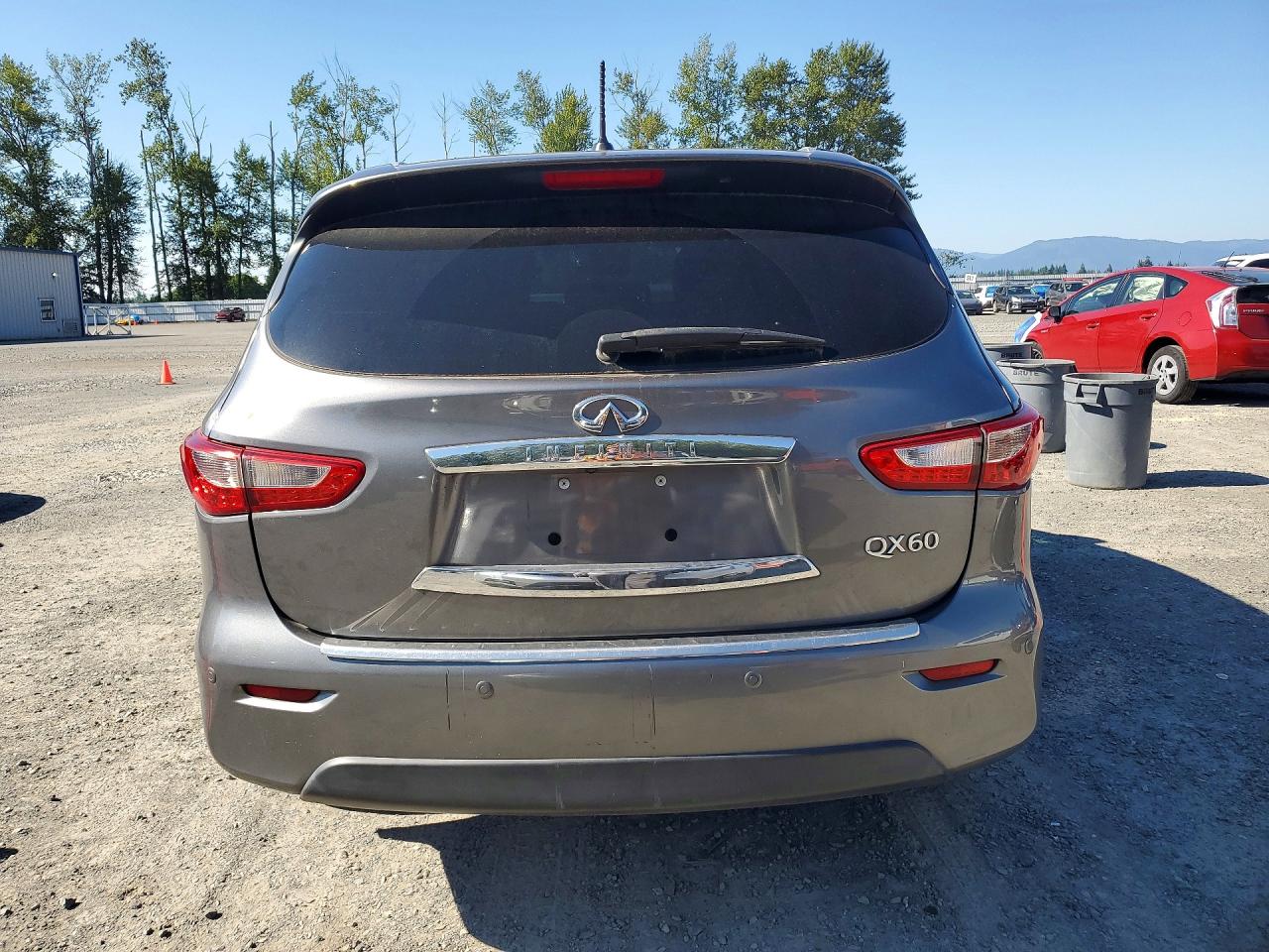2015 Infiniti Qx60 Base Charcoal vin: 5N1AL0MN8FC532259