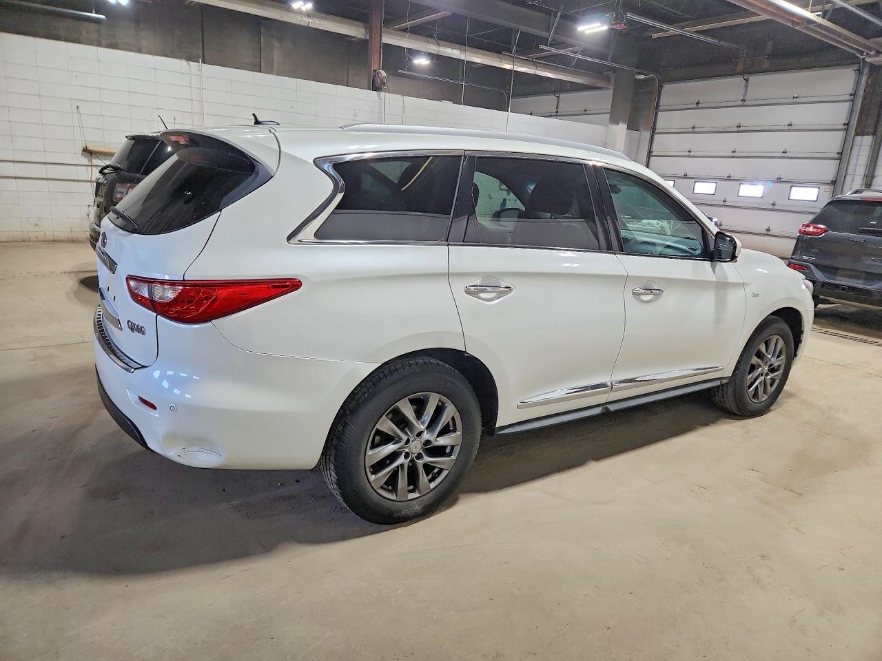 2015 Infiniti Qx60 White vin: 5N1AL0MN8FC536568