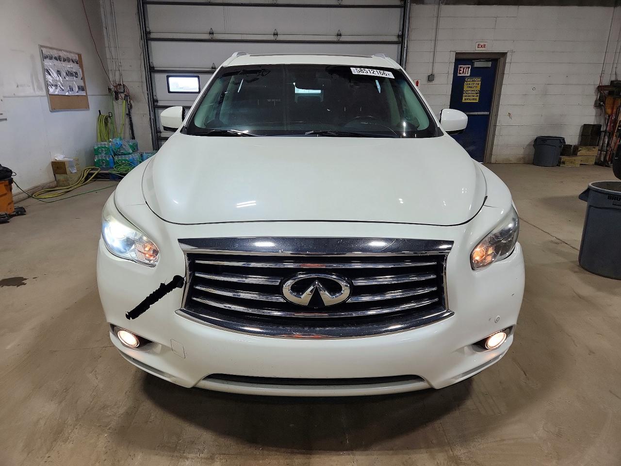 2015 Infiniti Qx60 White vin: 5N1AL0MN8FC536568