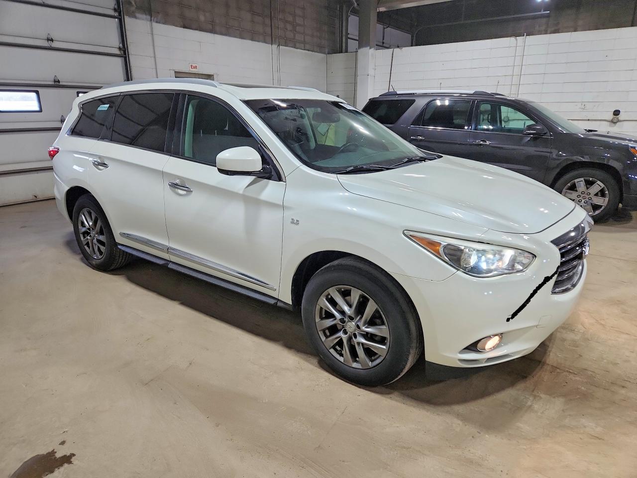 2015 Infiniti Qx60 White vin: 5N1AL0MN8FC536568