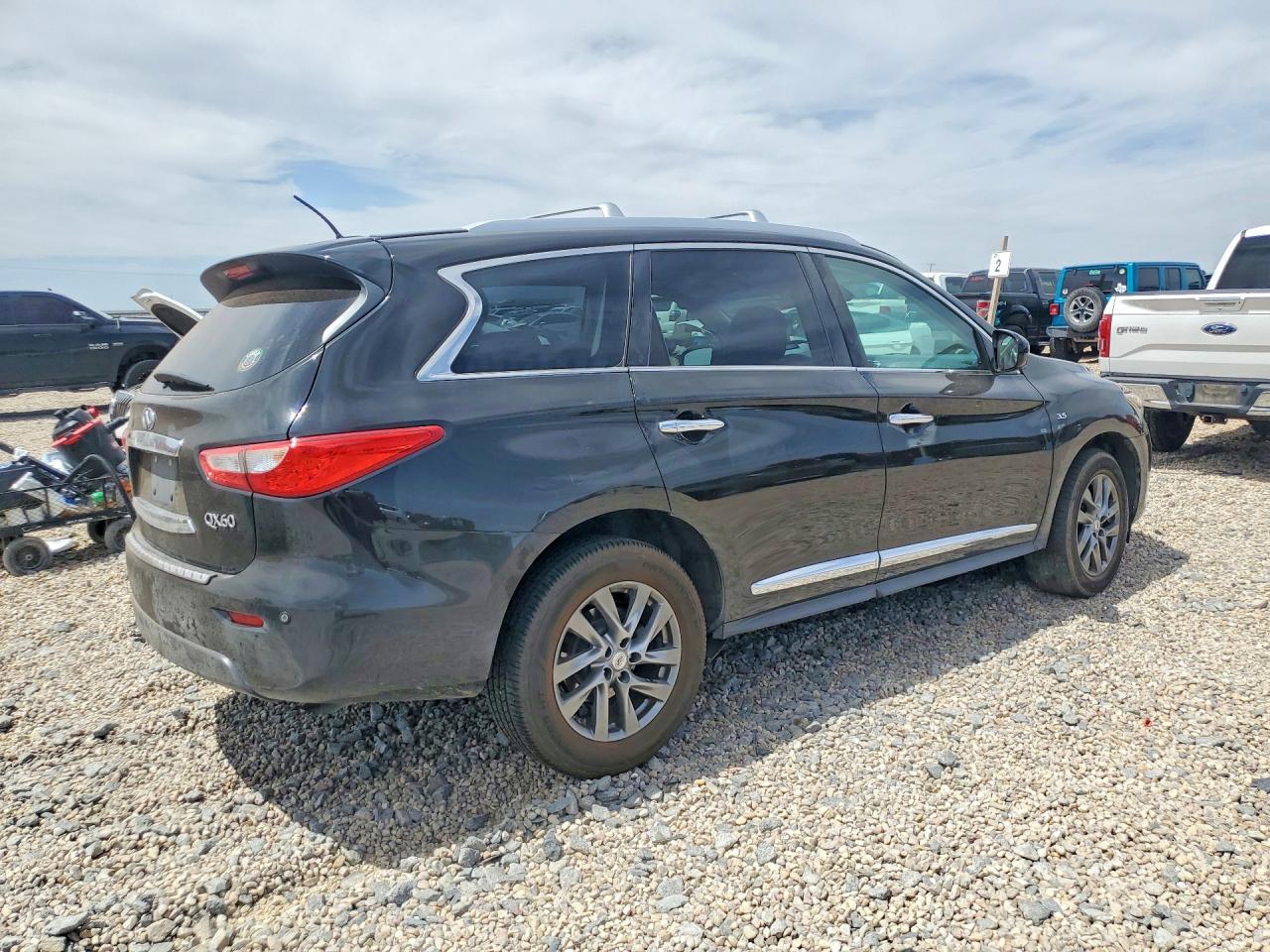 2015 Infiniti Qx60 Base Black vin: 5N1AL0MN8FC539471
