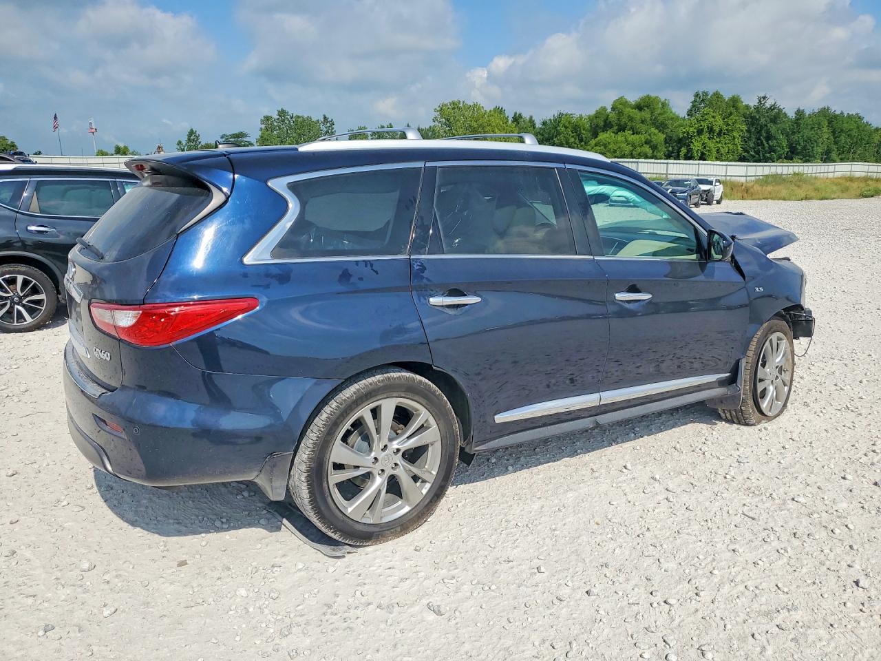 2015 Infiniti Qx60 Base Синий vin: 5N1AL0MN8FC545044