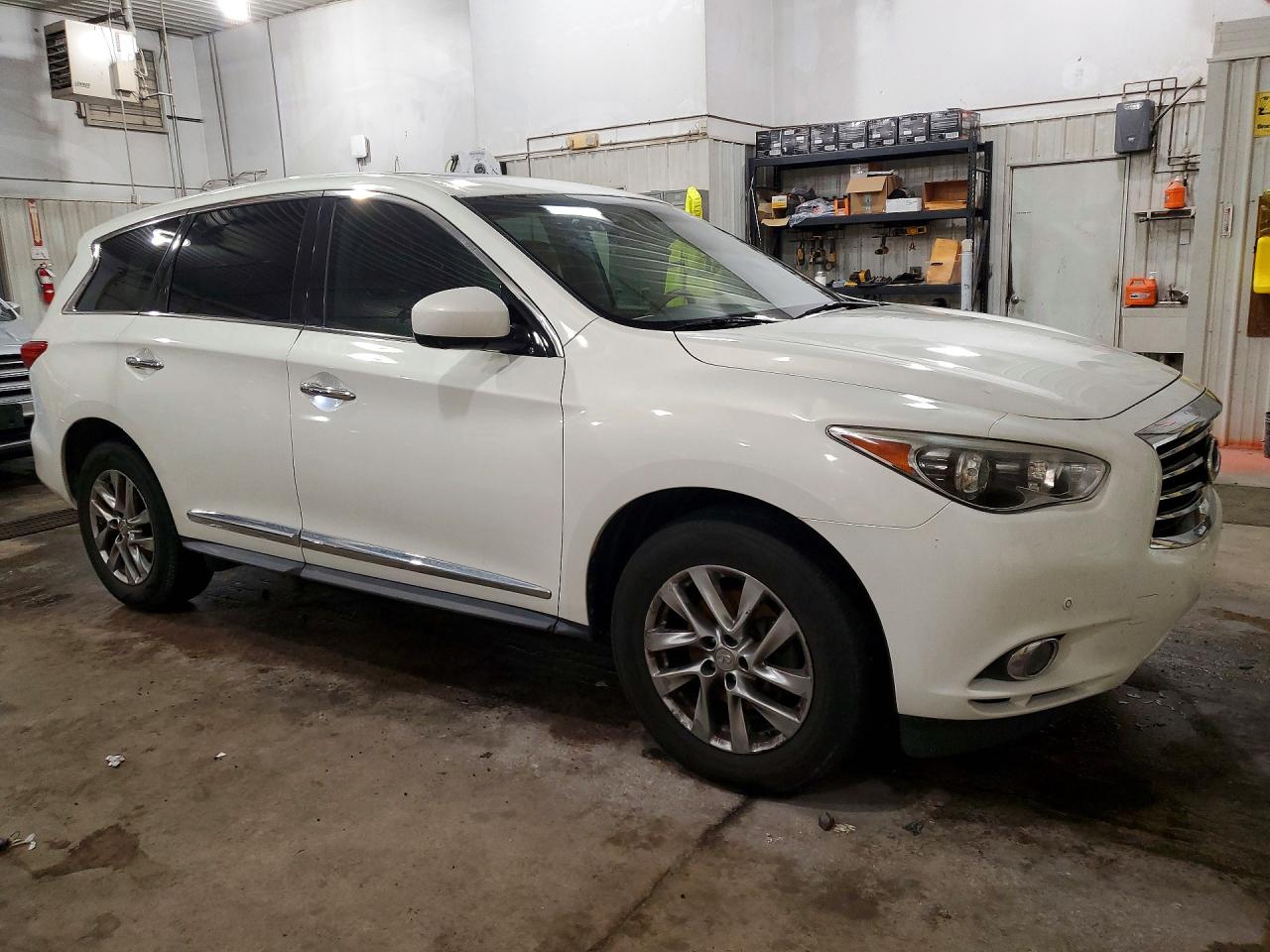 2013 Infiniti Jx35 Base White vin: 5N1AL0MN9DC302016