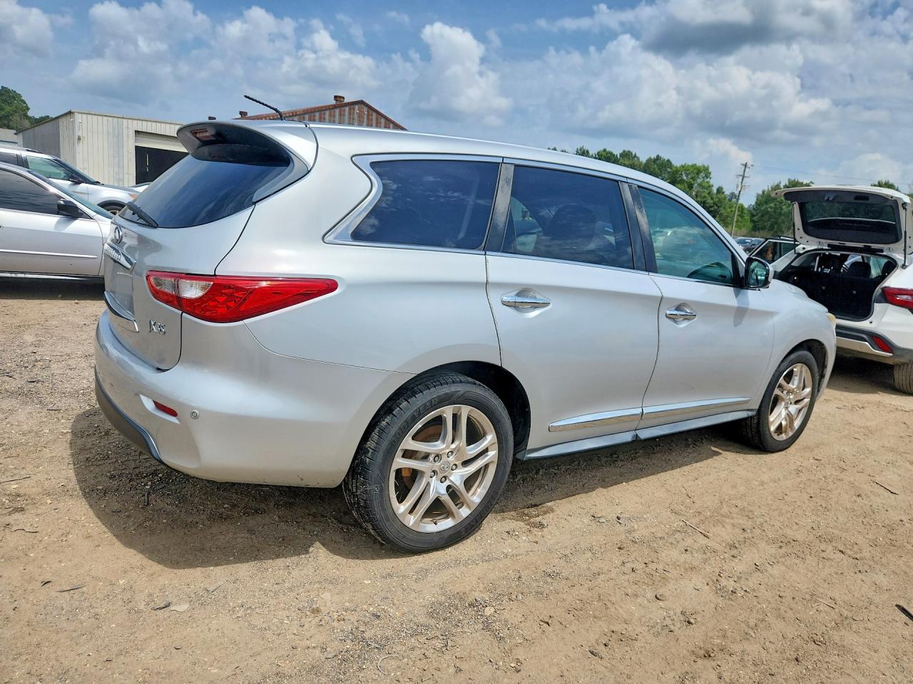 2013 Infiniti Jx35 Base Серебряный vin: 5N1AL0MN9DC320435