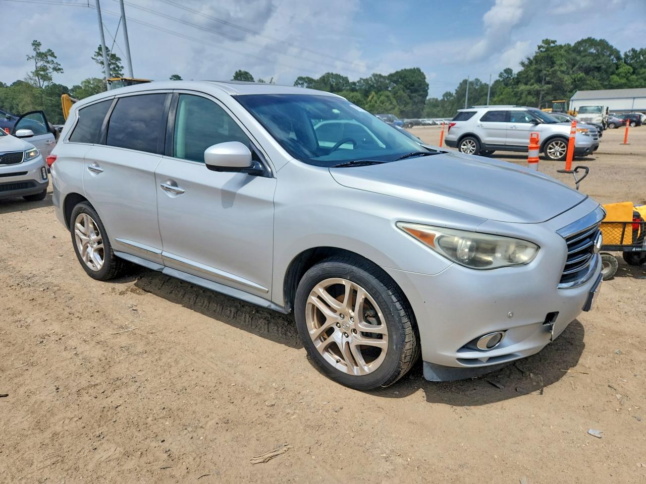 2013 Infiniti Jx35 Base Серебряный vin: 5N1AL0MN9DC320435