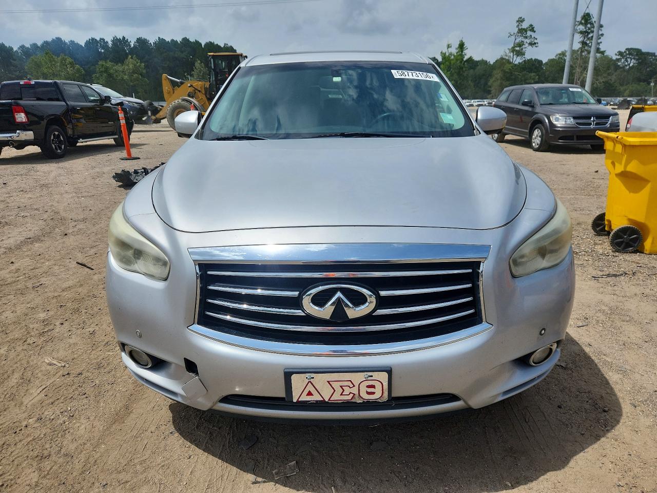 2013 Infiniti Jx35 Base Серебряный vin: 5N1AL0MN9DC320435