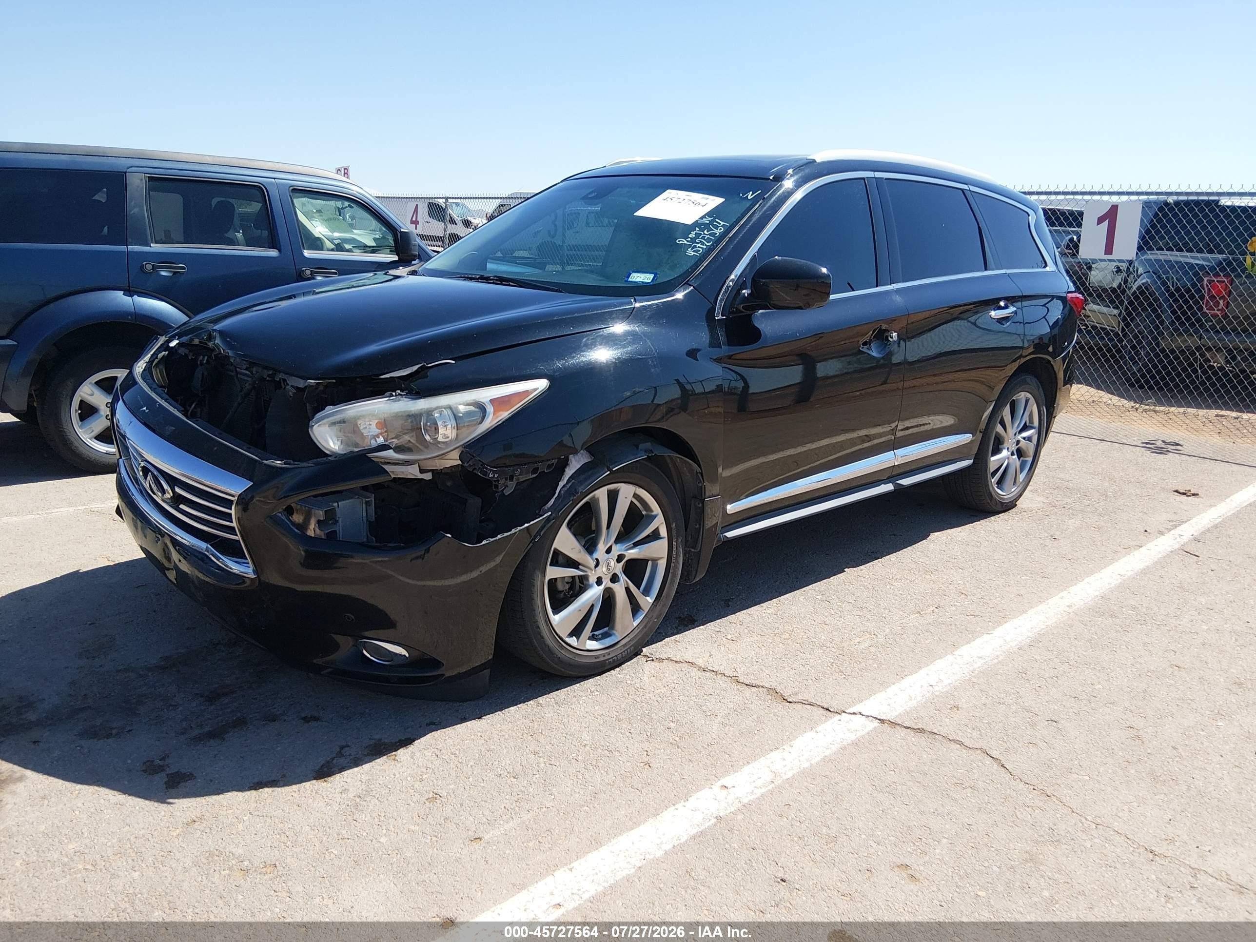 2013 Infiniti Jx35   Black vin: 5N1AL0MN9DC348185