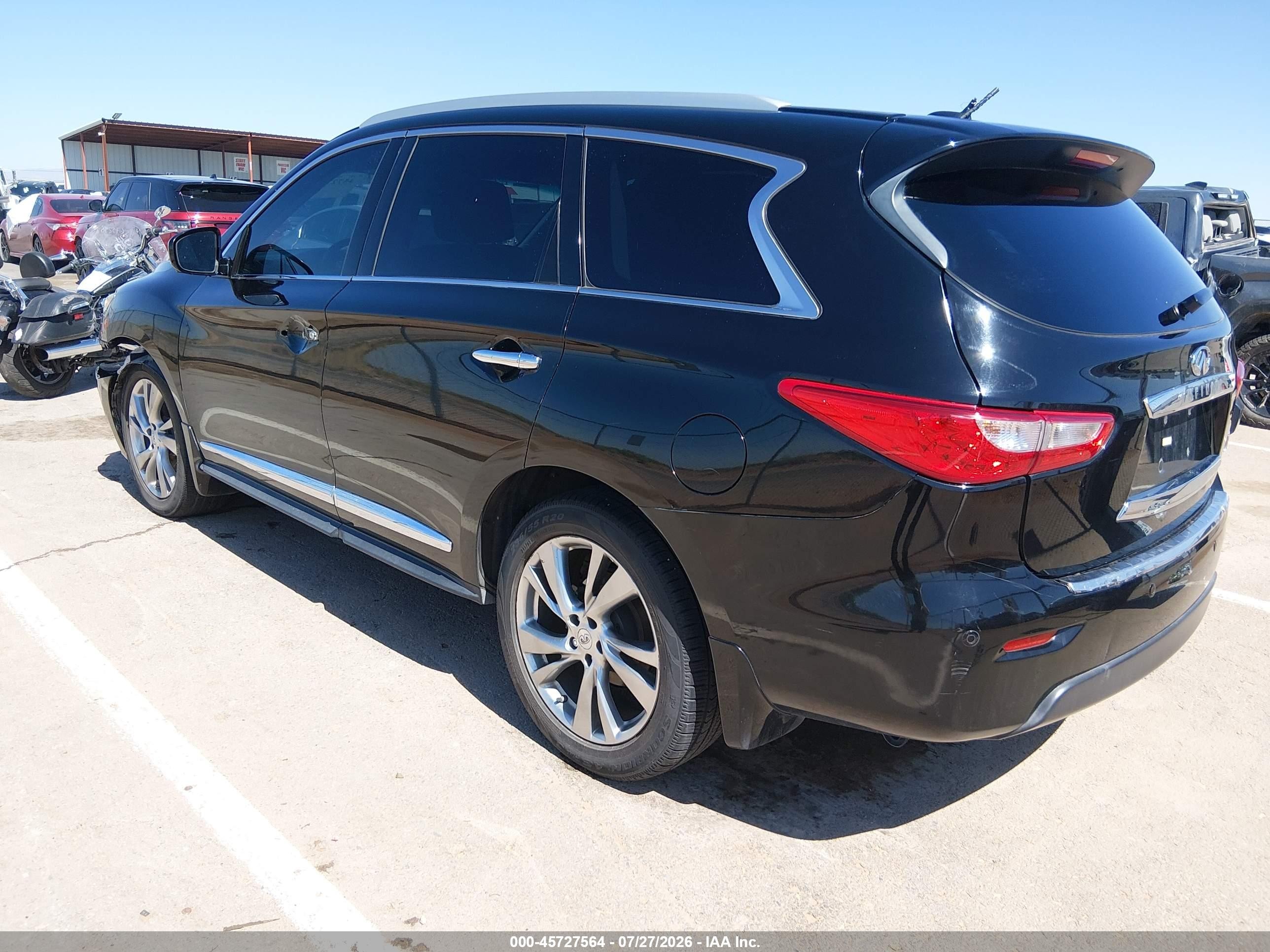 2013 Infiniti Jx35   Black vin: 5N1AL0MN9DC348185