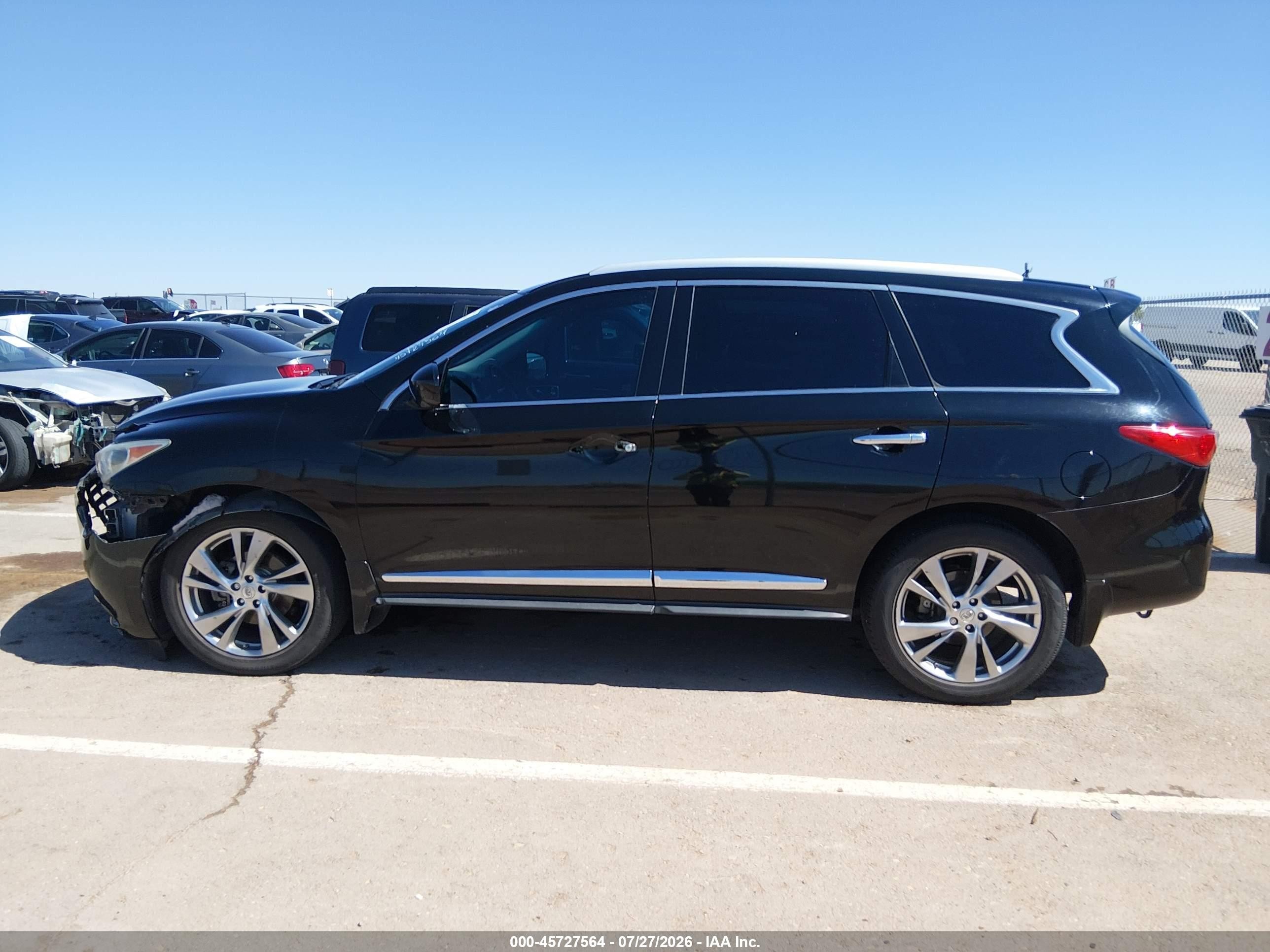 2013 Infiniti Jx35   Black vin: 5N1AL0MN9DC348185
