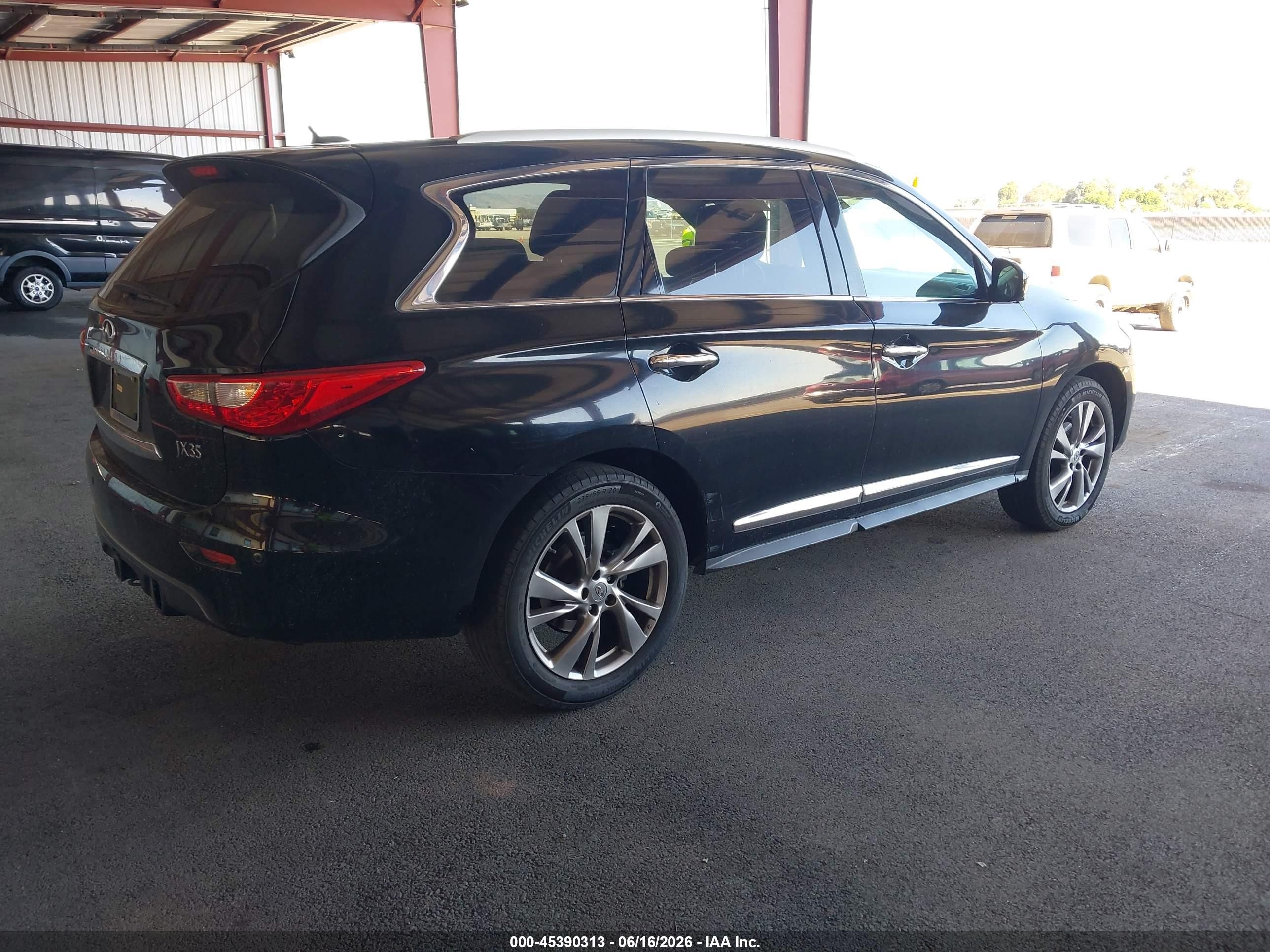2013 Infiniti Jx35   Black vin: 5N1AL0MN9DC353239