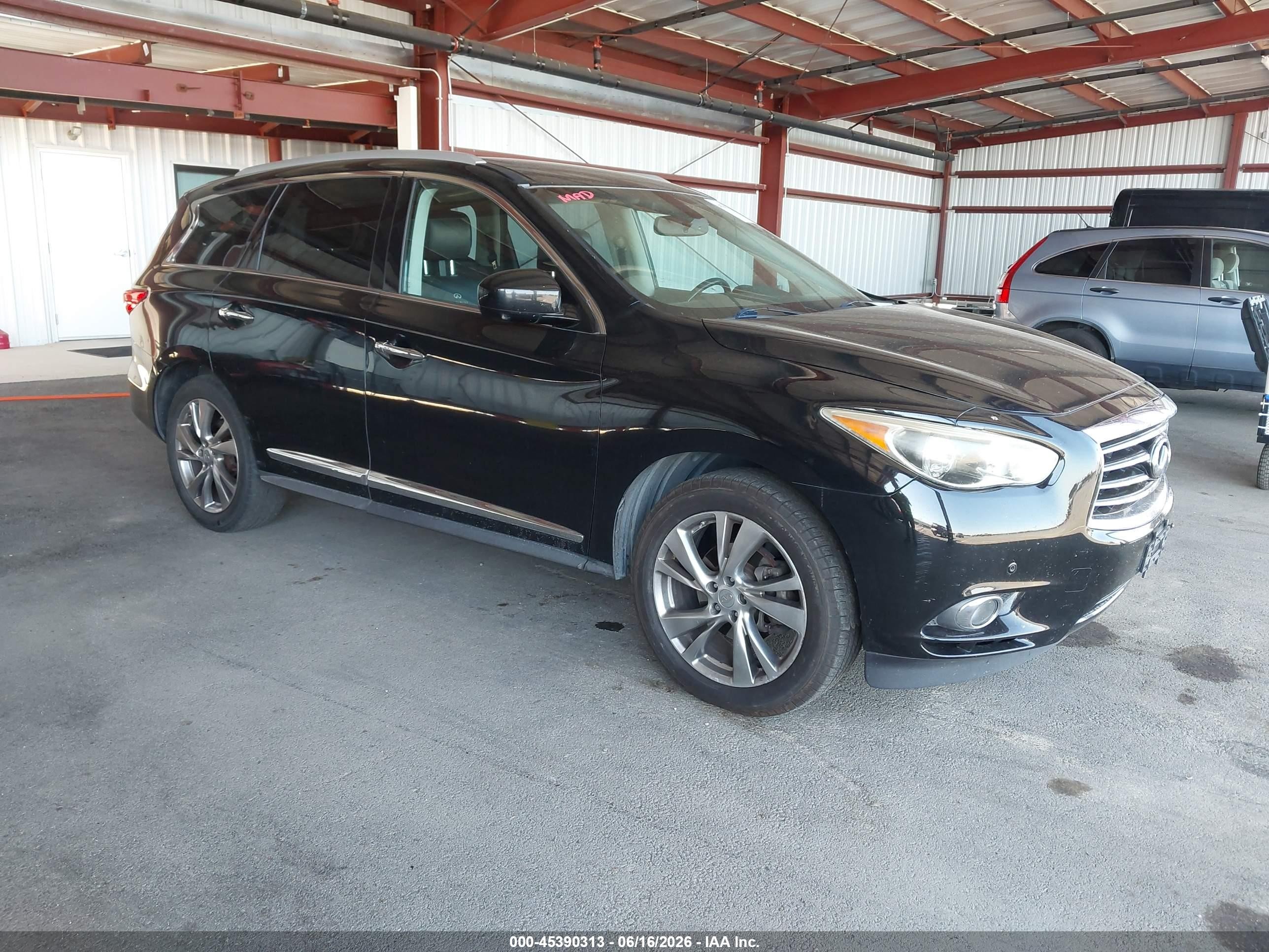 2013 Infiniti Jx35   Black vin: 5N1AL0MN9DC353239