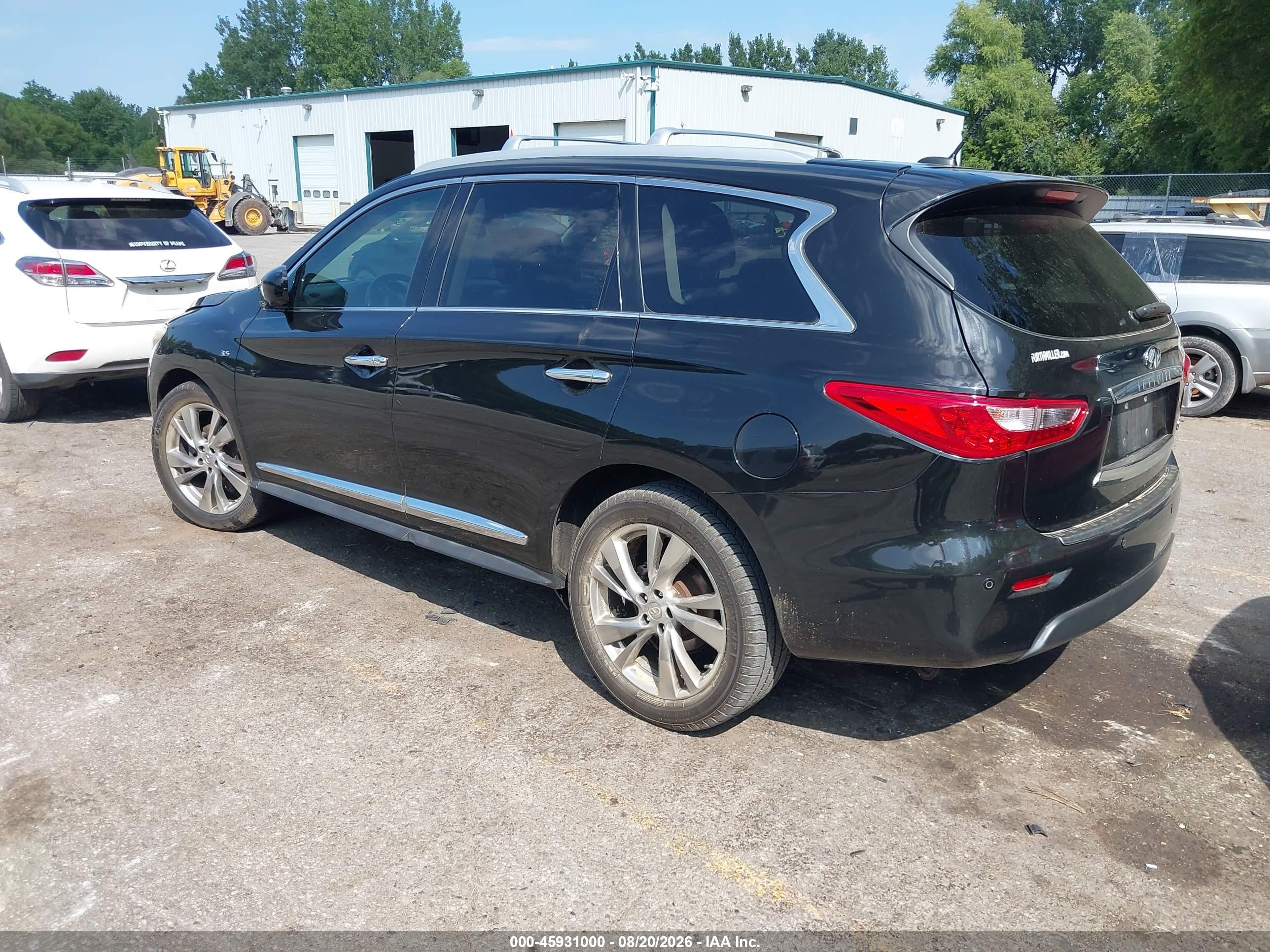 2014 Infiniti Qx60   Black vin: 5N1AL0MN9EC504632