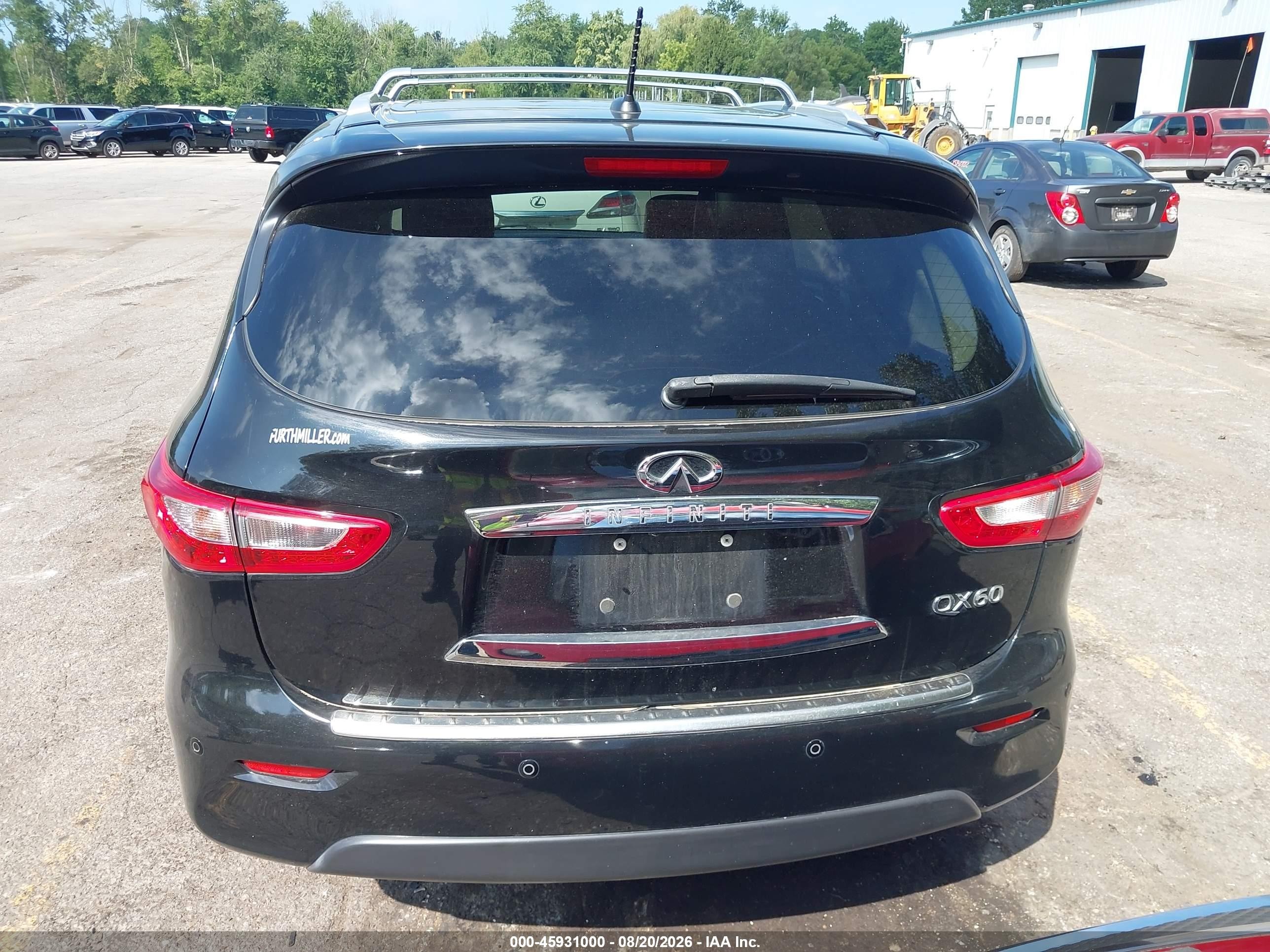 2014 Infiniti Qx60   Black vin: 5N1AL0MN9EC504632