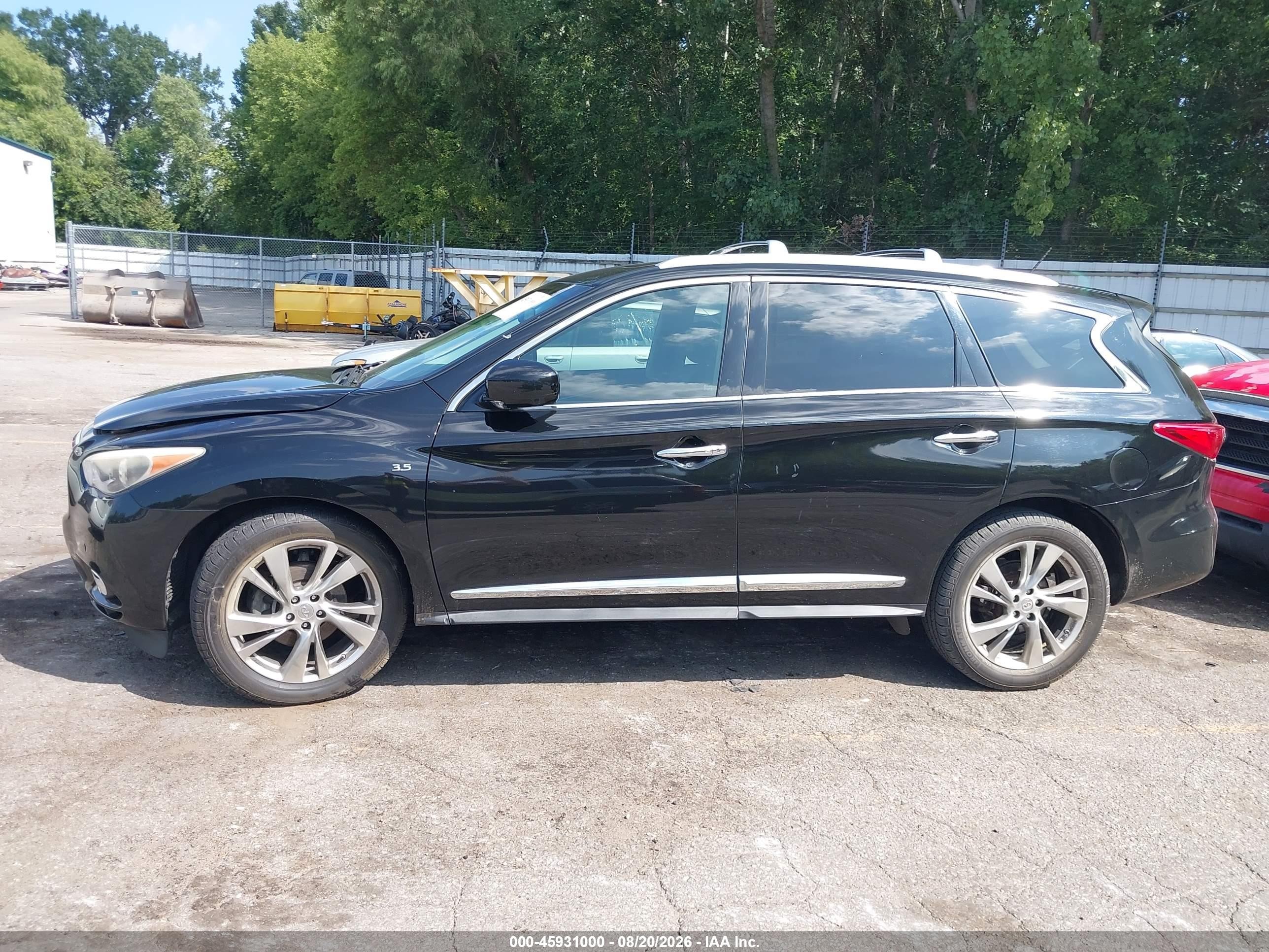 2014 Infiniti Qx60   Black vin: 5N1AL0MN9EC504632