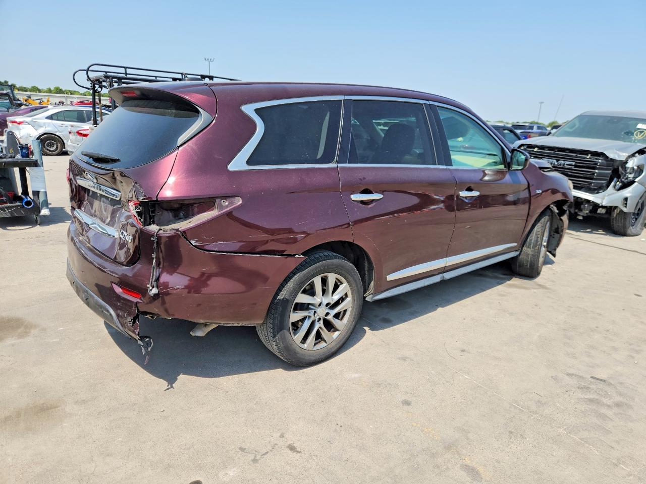2014 Infiniti Qx60 Base Maroon vin: 5N1AL0MN9EC508714