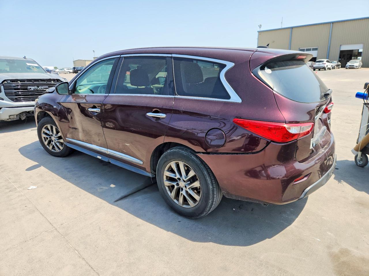 2014 Infiniti Qx60 Base Maroon vin: 5N1AL0MN9EC508714