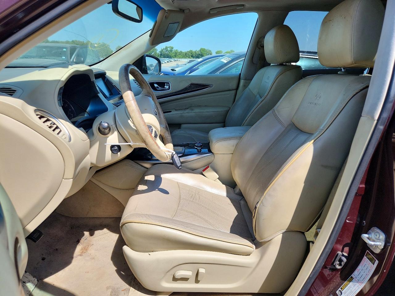 2014 Infiniti Qx60 Base Maroon vin: 5N1AL0MN9EC508714