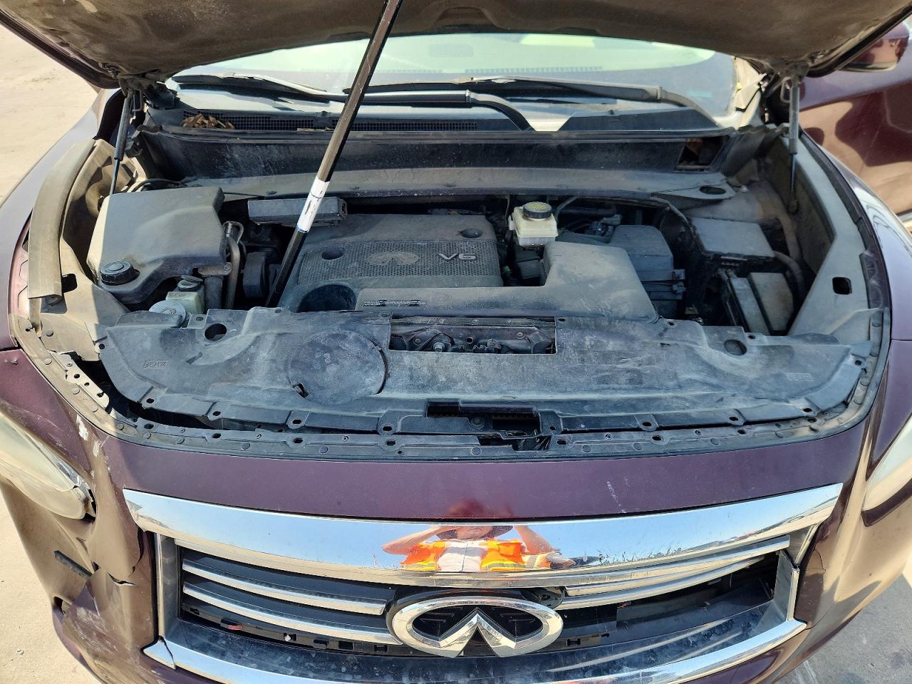 2014 Infiniti Qx60 Base Maroon vin: 5N1AL0MN9EC508714