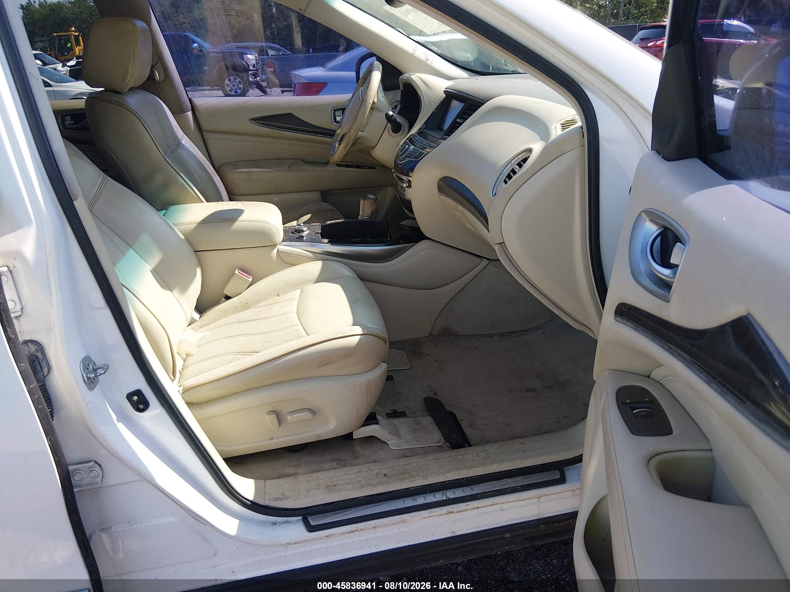 2014 Infiniti Qx60   White vin: 5N1AL0MN9EC509006