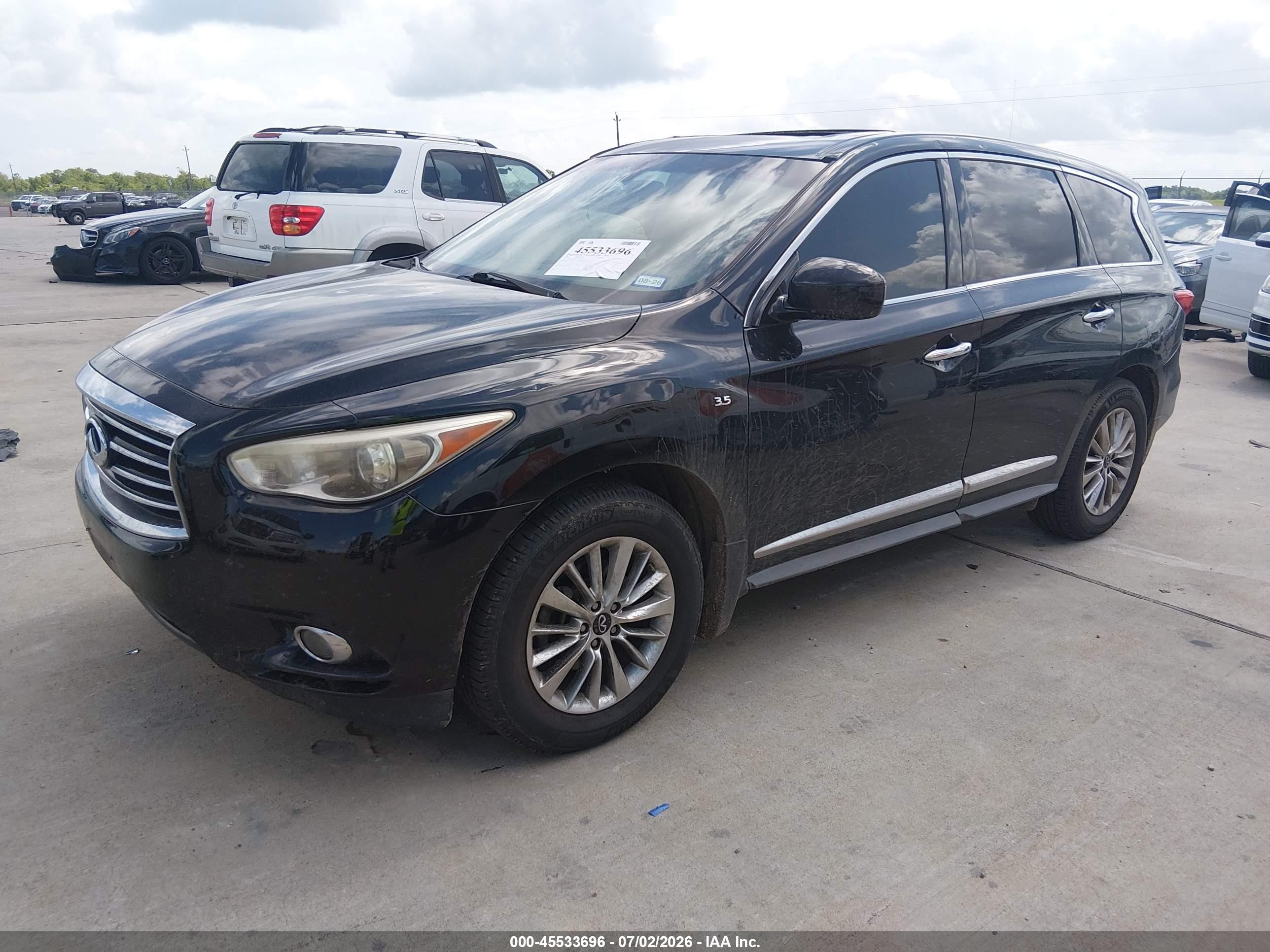 2014 Infiniti Qx60   Black vin: 5N1AL0MN9EC513041
