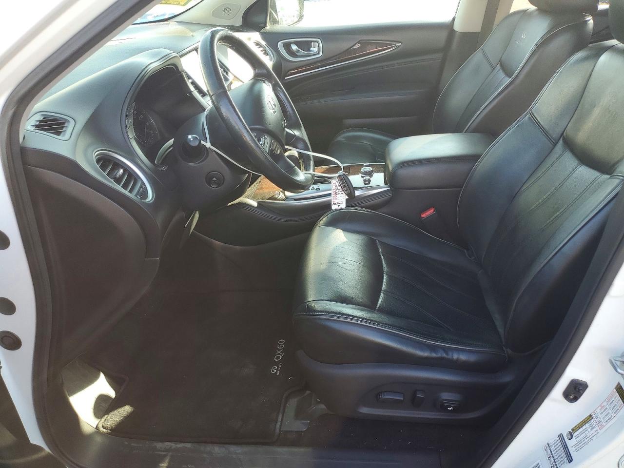 2014 Infiniti Qx60 Base White vin: 5N1AL0MN9EC523326