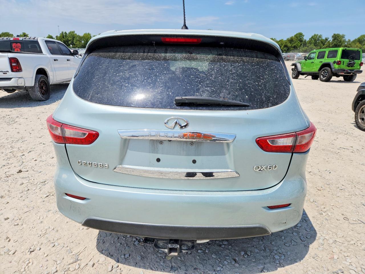 2014 Infiniti Qx60 Base Turquoise vin: 5N1AL0MN9EC524136