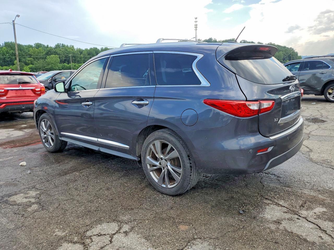 2014 Infiniti Qx60 Base Blue vin: 5N1AL0MN9EC531605