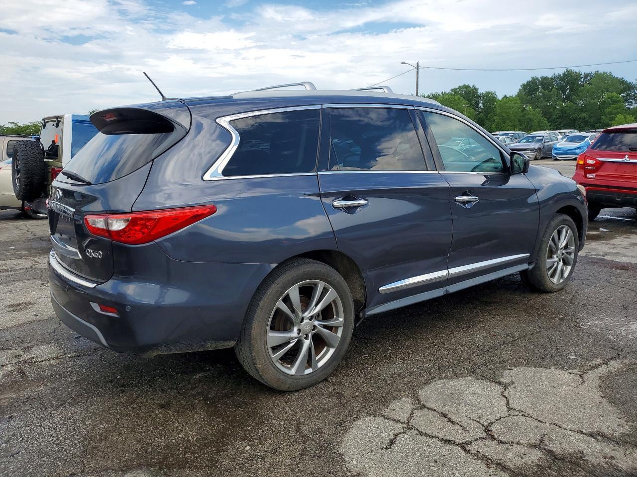 2014 Infiniti Qx60 Base Blue vin: 5N1AL0MN9EC531605